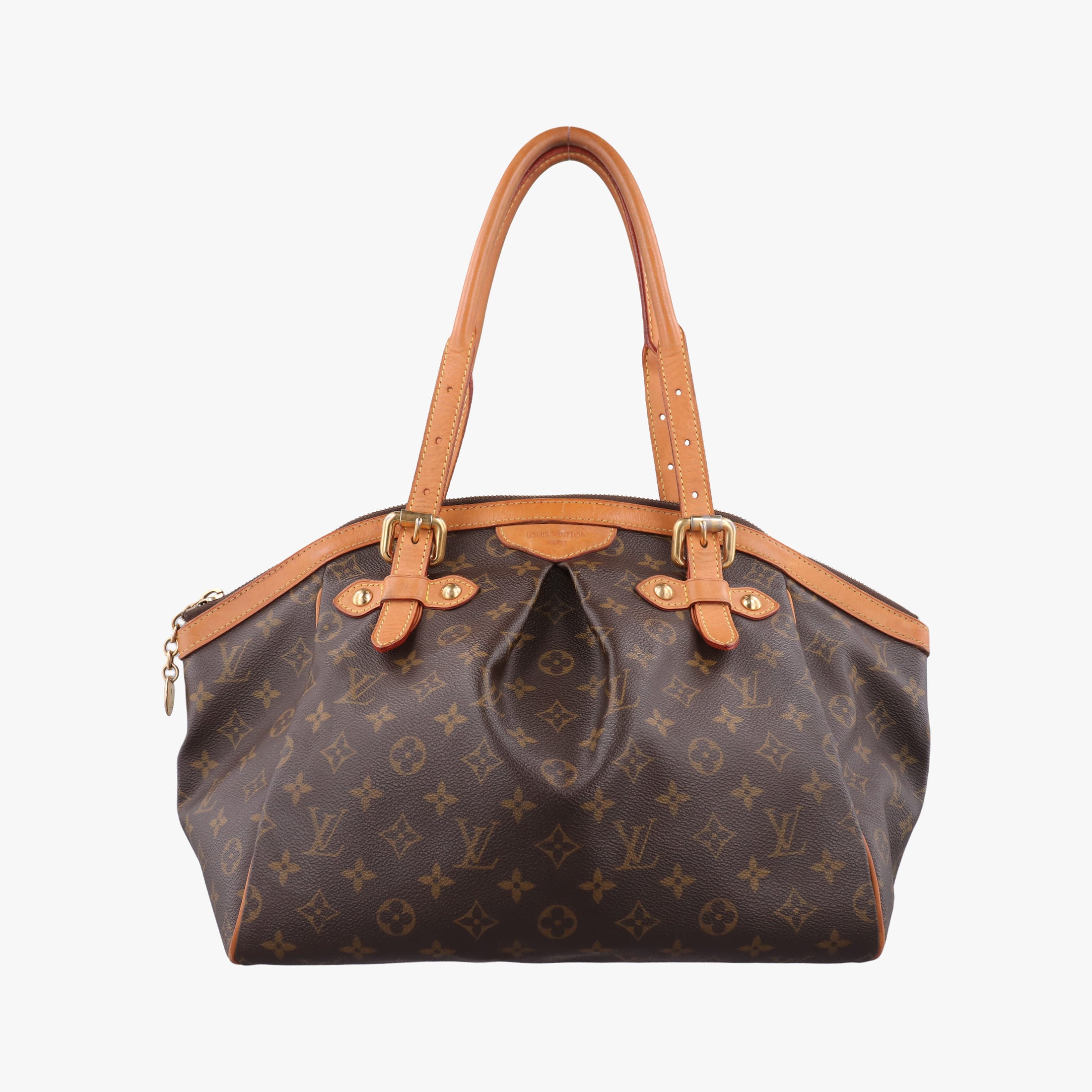 Pre-owned Louis Vuitton TIVOLI GM Brown Monogram Canvas M40144 handbag | stylenewstar
