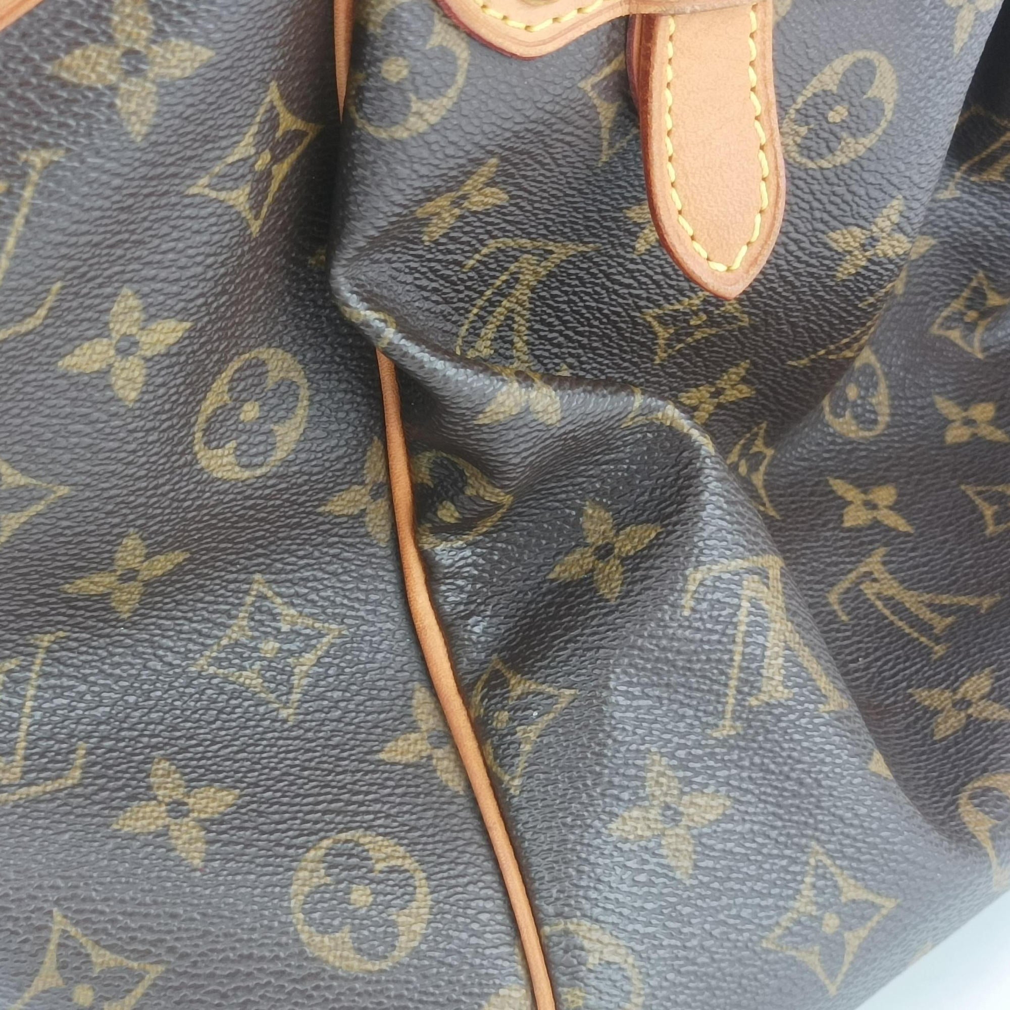 Pre-owned Louis Vuitton TIVOLI GM Brown Monogram Canvas M40144 handbag | stylenewstar