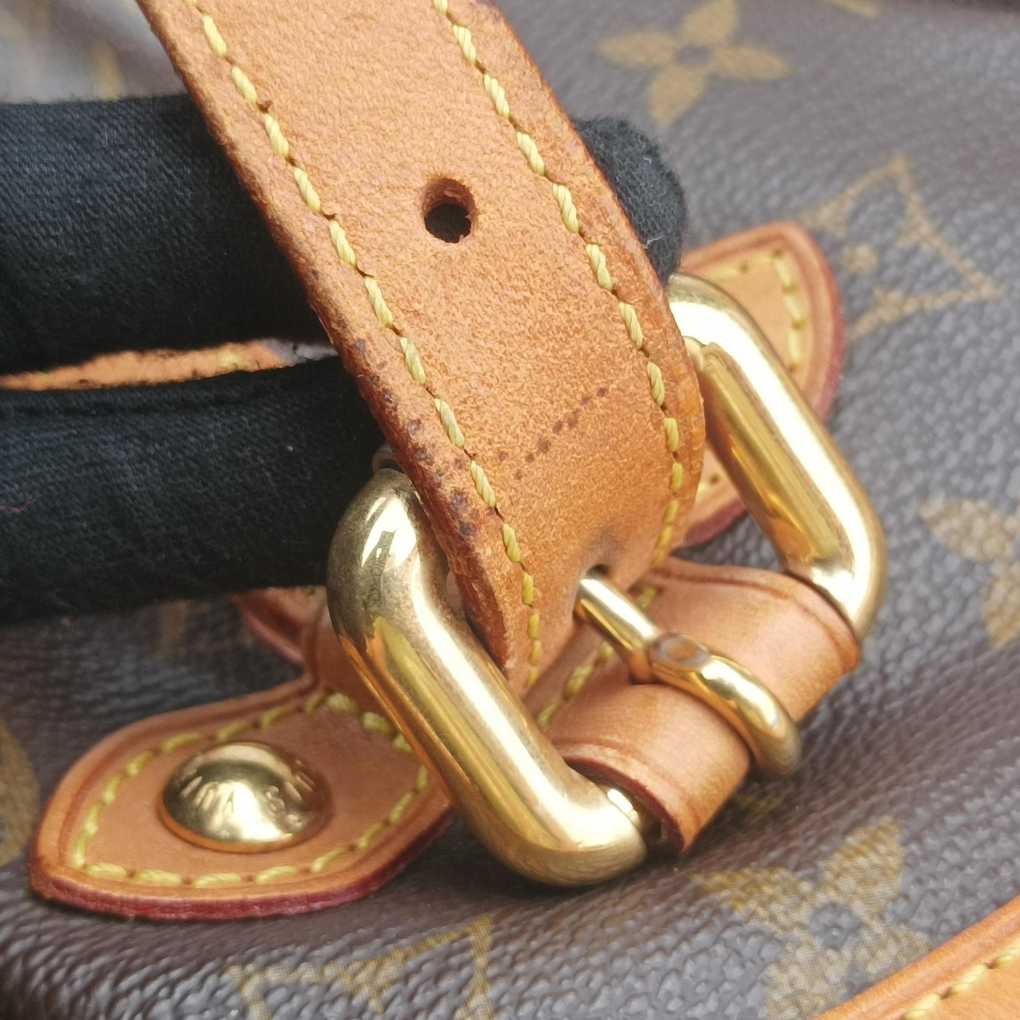 Pre-owned Louis Vuitton TIVOLI GM Brown Monogram Canvas M40144 handbag | stylenewstar