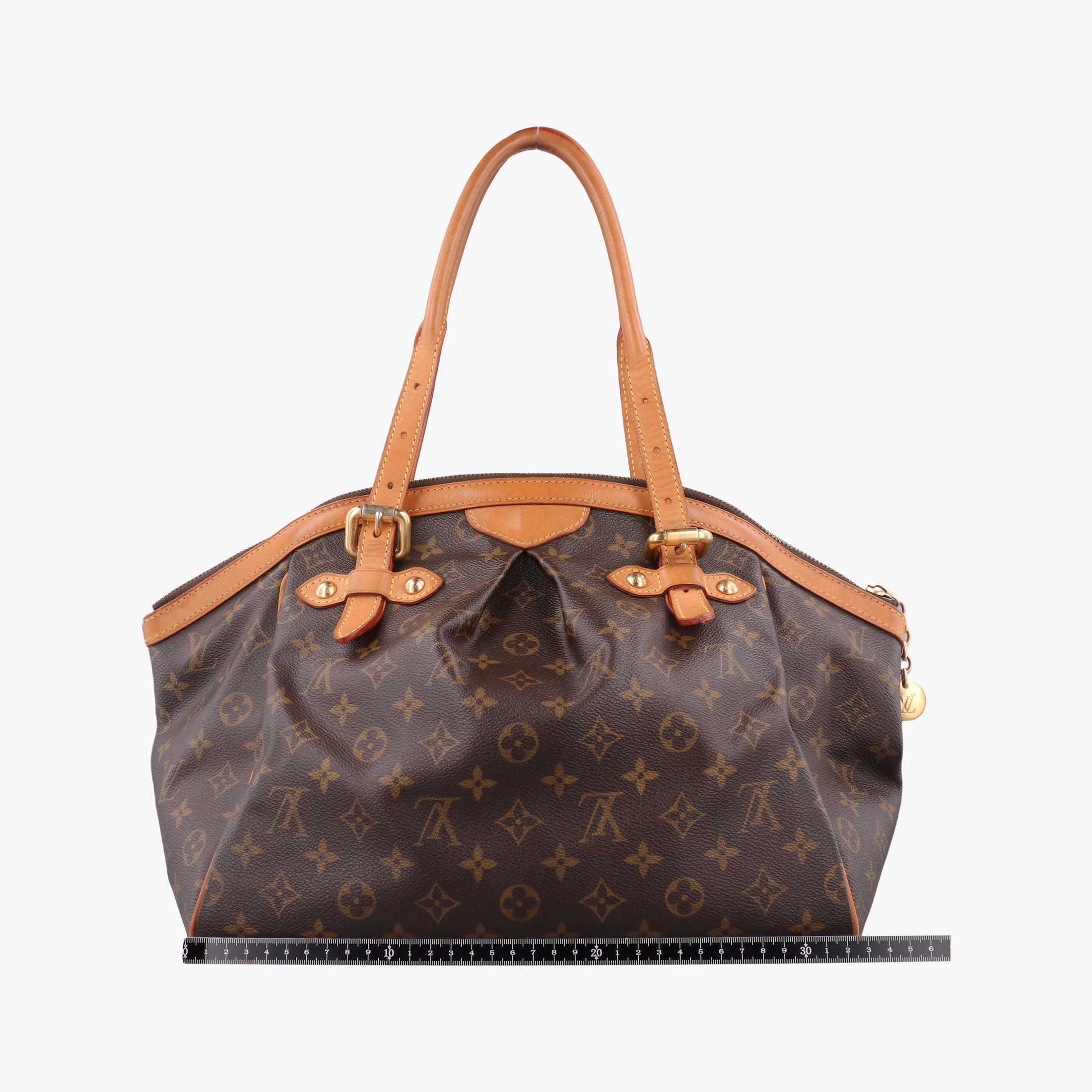 Pre-owned Louis Vuitton TIVOLI GM Brown Monogram Canvas M40144 handbag | stylenewstar