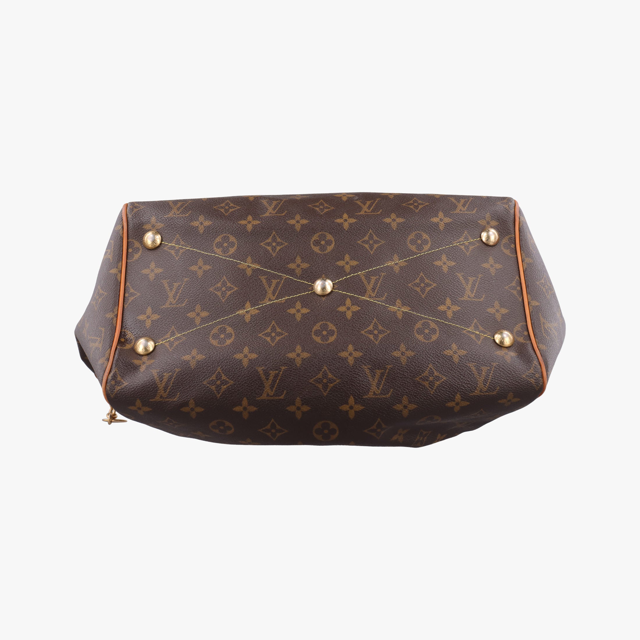 Pre-owned Louis Vuitton TIVOLI GM Brown Monogram Canvas M40144 handbag | stylenewstar
