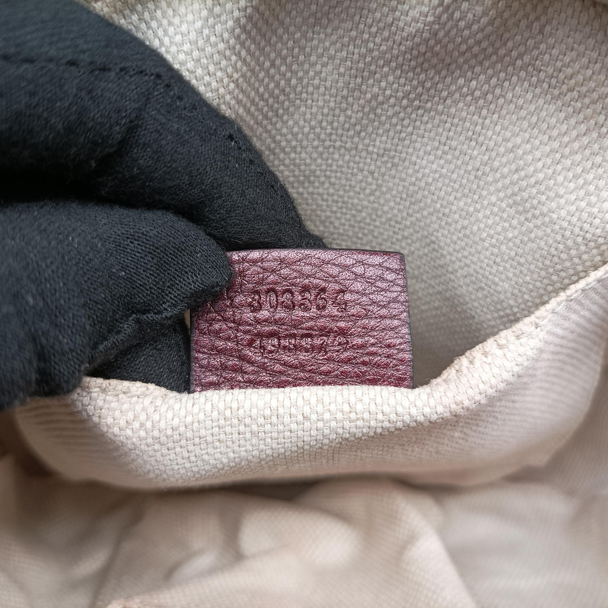 Pre-owned Gucci Soho Burgundy Leather 308364 shoulderbag | stylenewstar