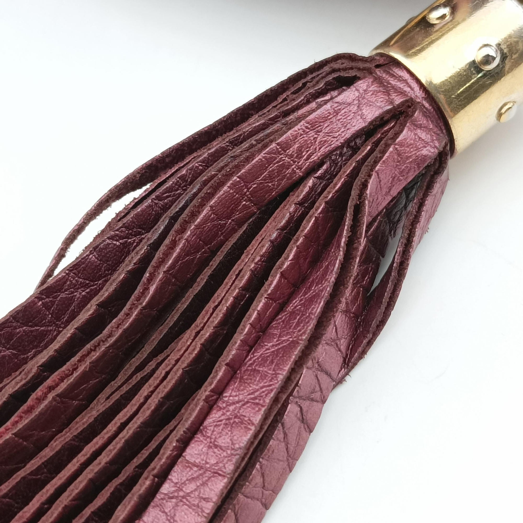 Pre-owned Gucci Soho Burgundy Leather 308364 shoulderbag | stylenewstar