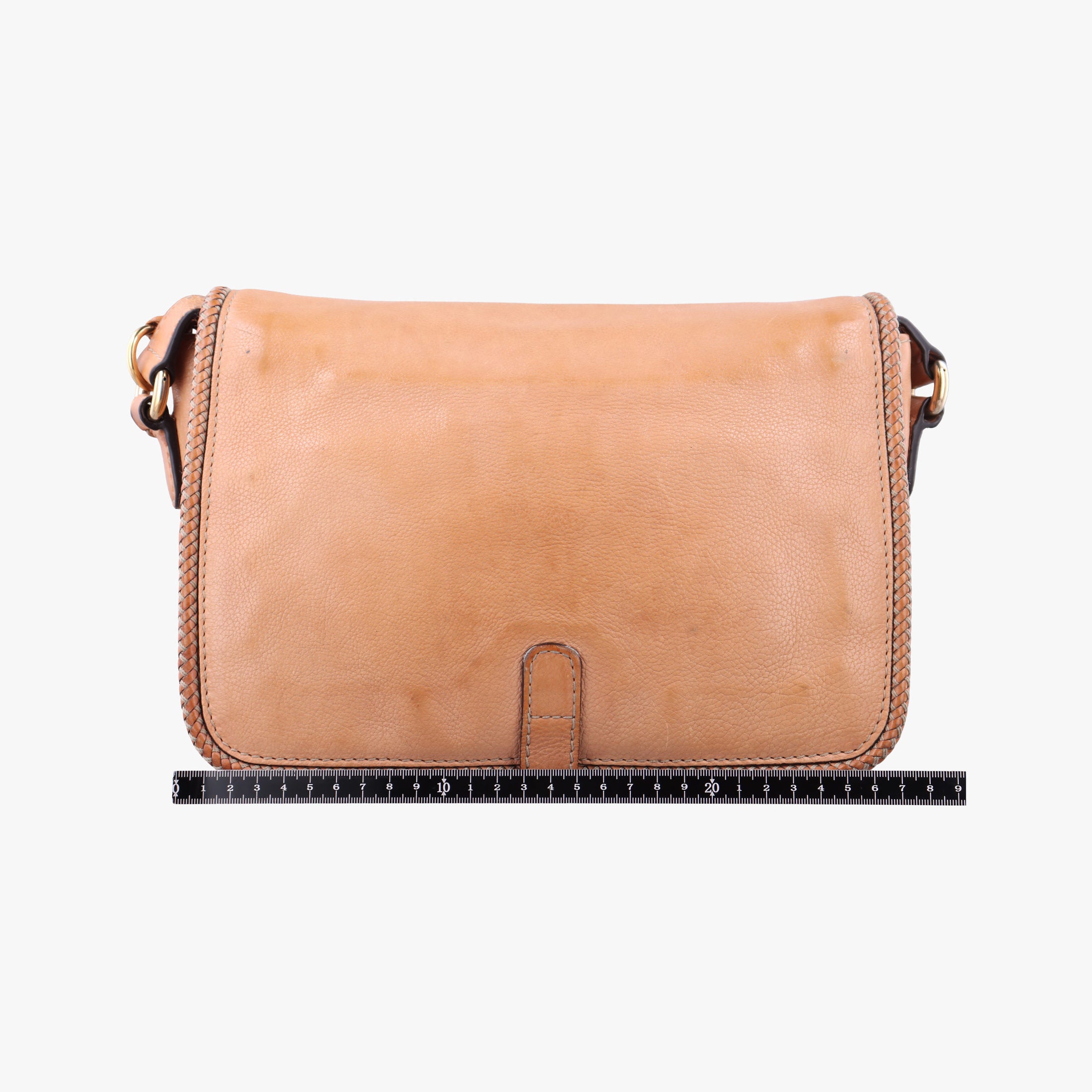 Pre-owned Gucci Marrakech Messenger Brown Leather 257024 shoulderbag | stylenewstar