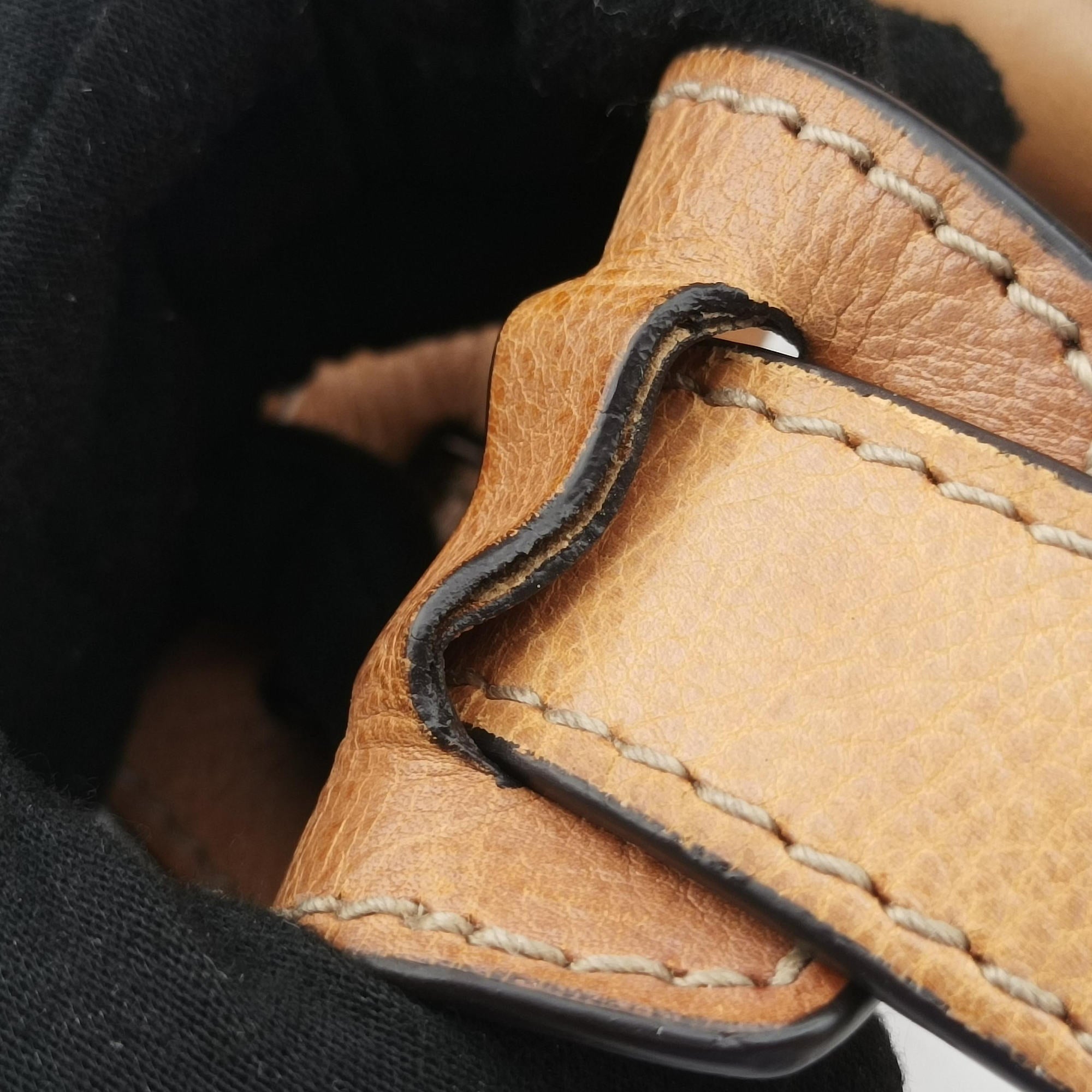 Pre-owned Gucci Marrakech Messenger Brown Leather 257024 shoulderbag | stylenewstar