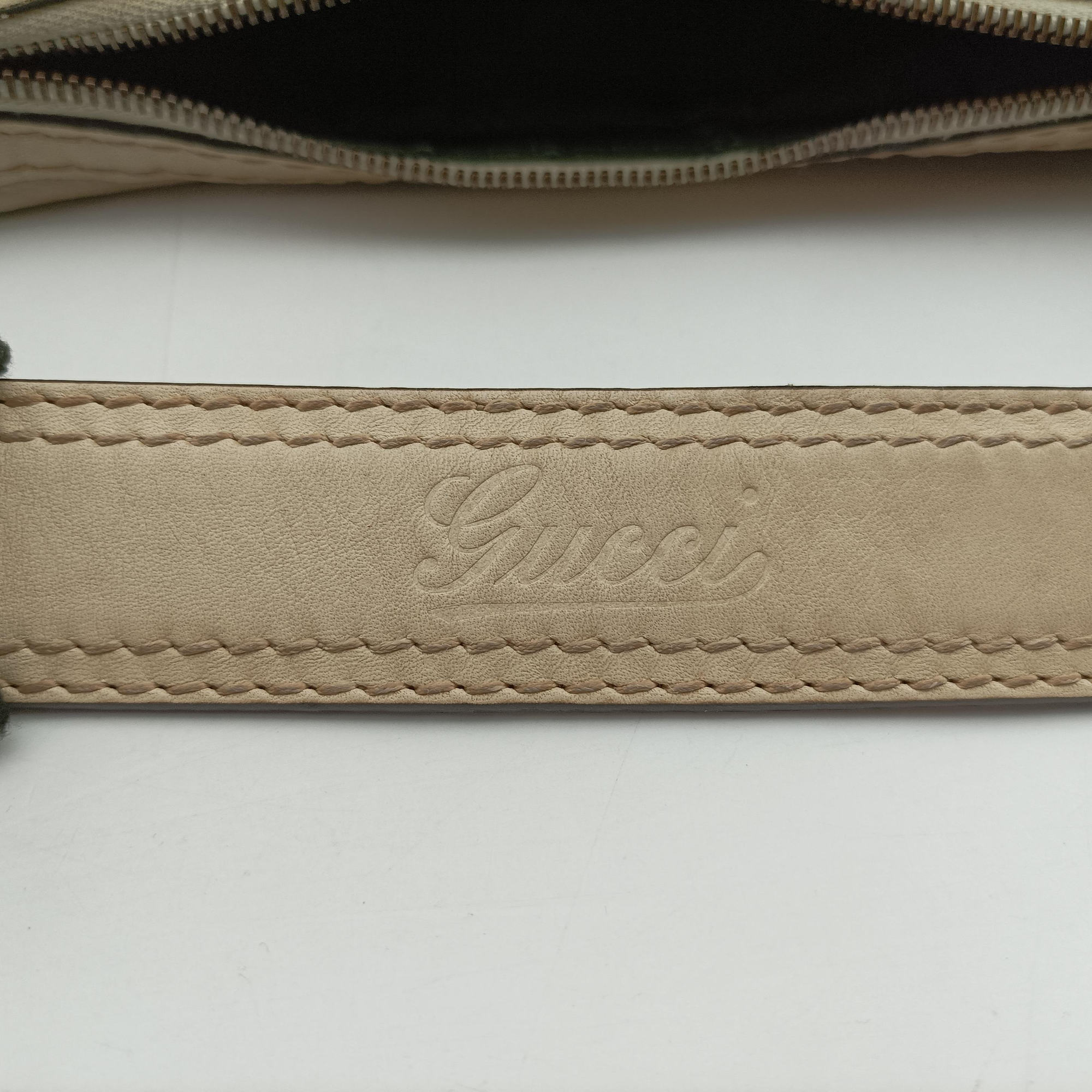 Vintage Gucci Jockey Hobo White Leather 211966 shoulderbag | stylenewstar