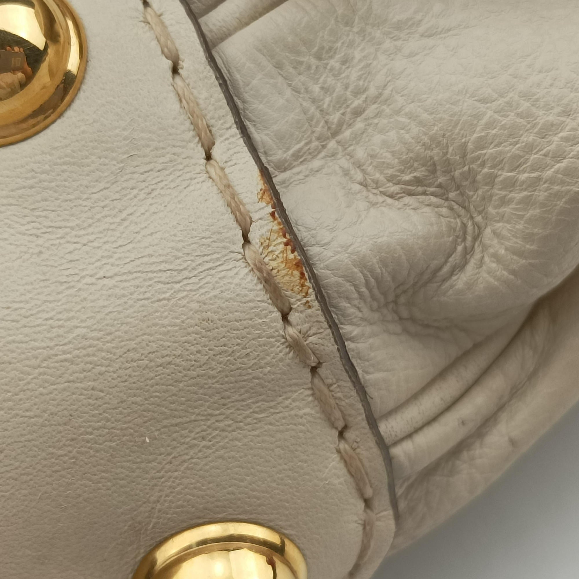 Vintage Gucci Jockey Hobo White Leather 211966 shoulderbag | stylenewstar