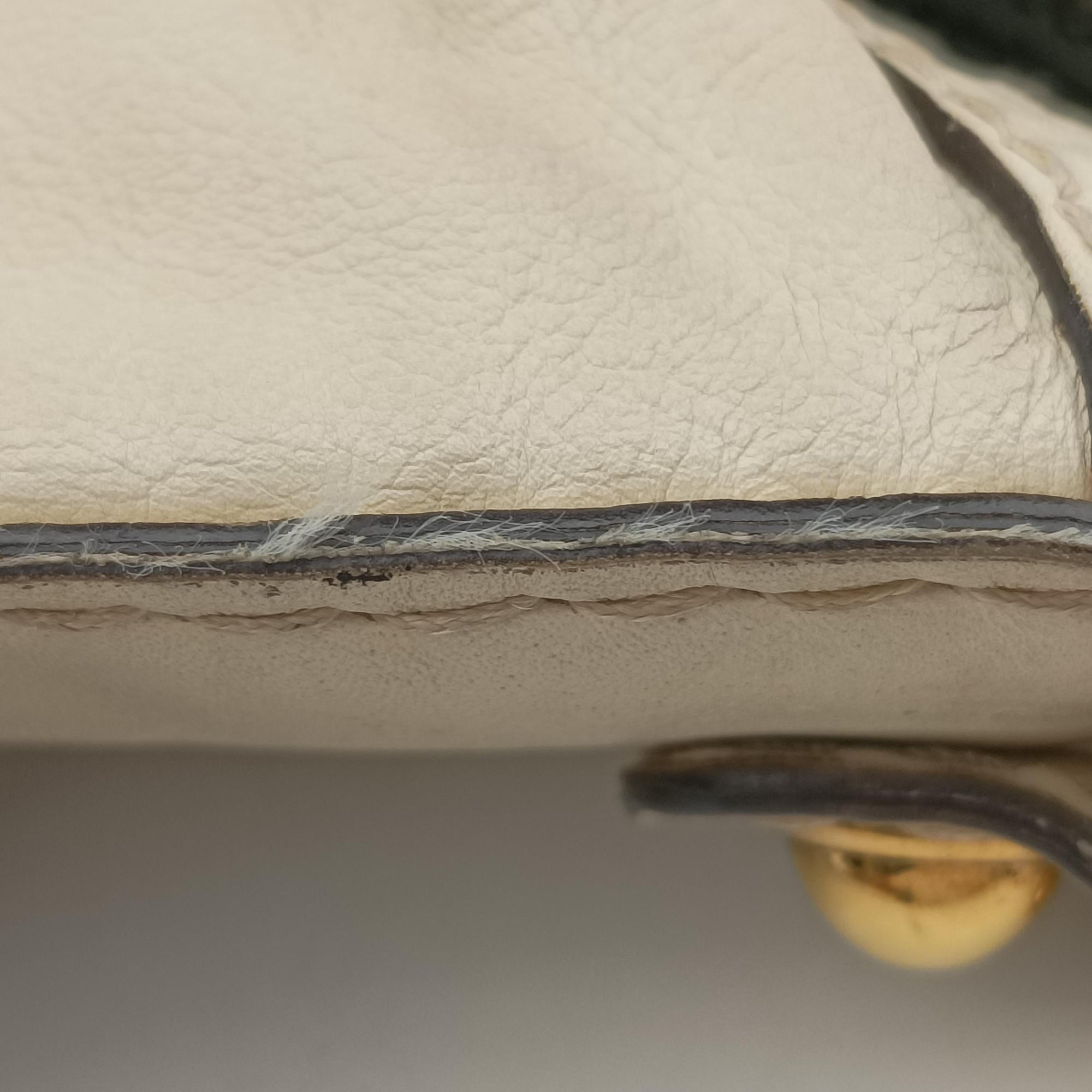 Vintage Gucci Jockey Hobo White Leather 211966 shoulderbag | stylenewstar