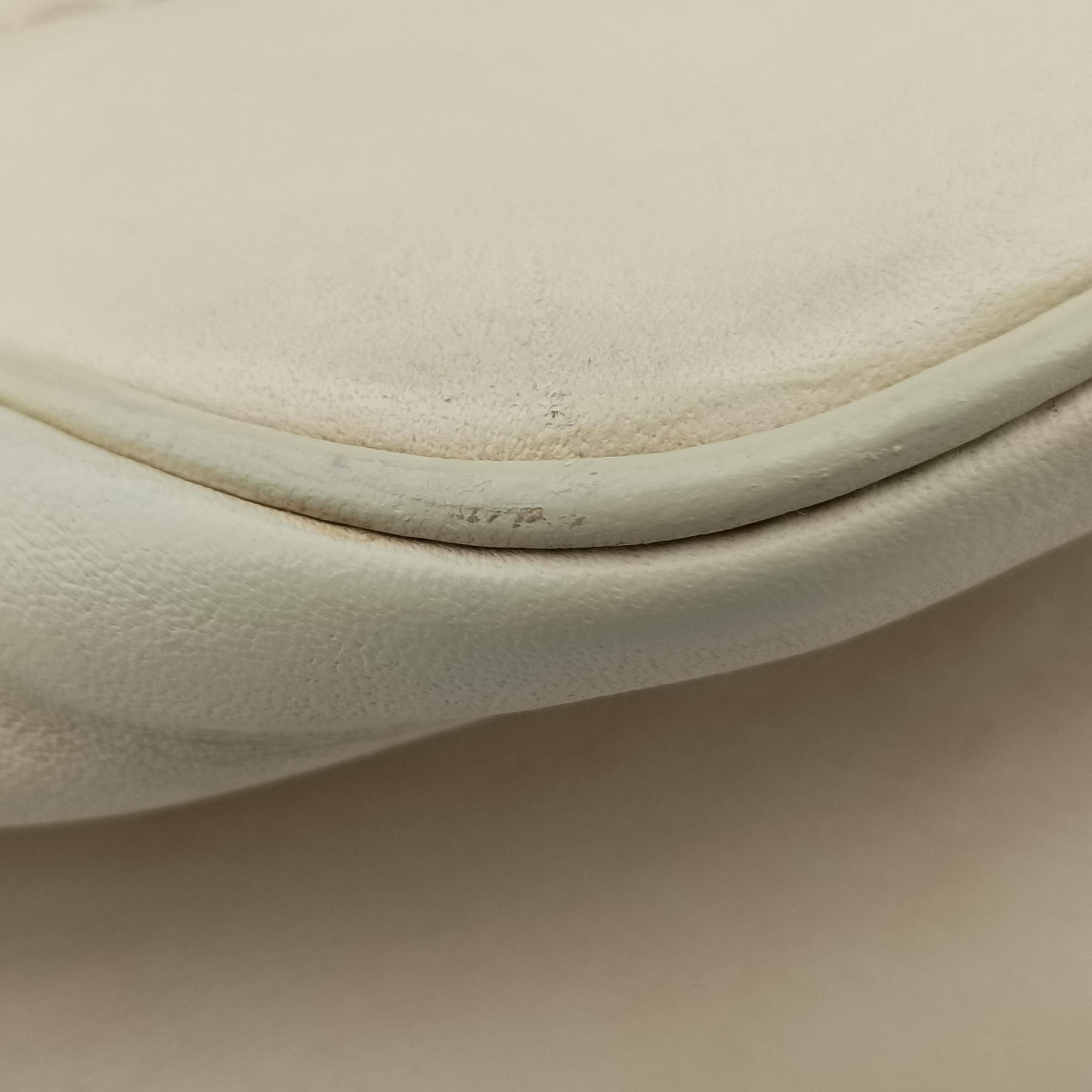 Vintage Gucci Jockey Hobo White Leather 211966 shoulderbag | stylenewstar