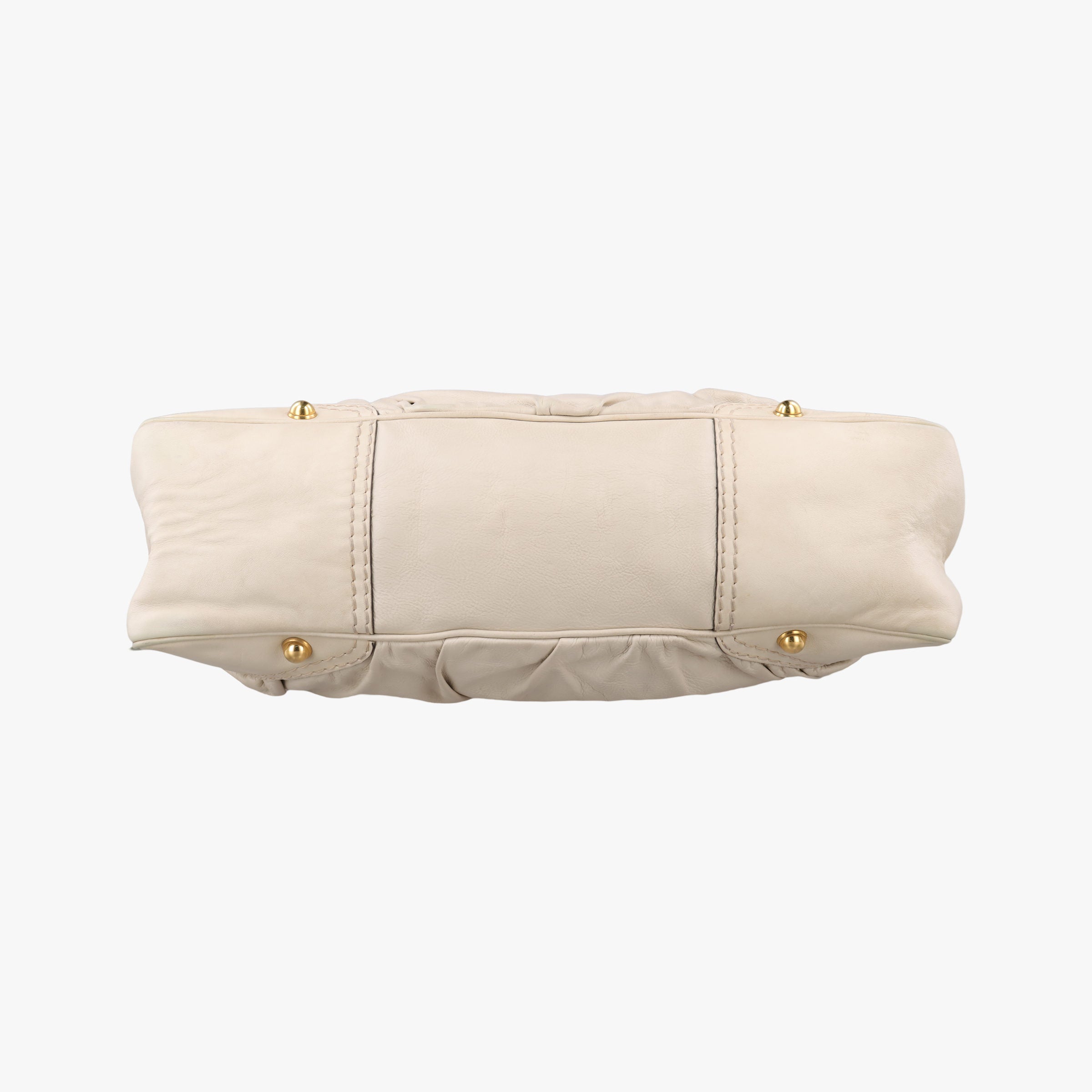 Vintage Gucci Jockey Hobo White Leather 211966 shoulderbag | stylenewstar