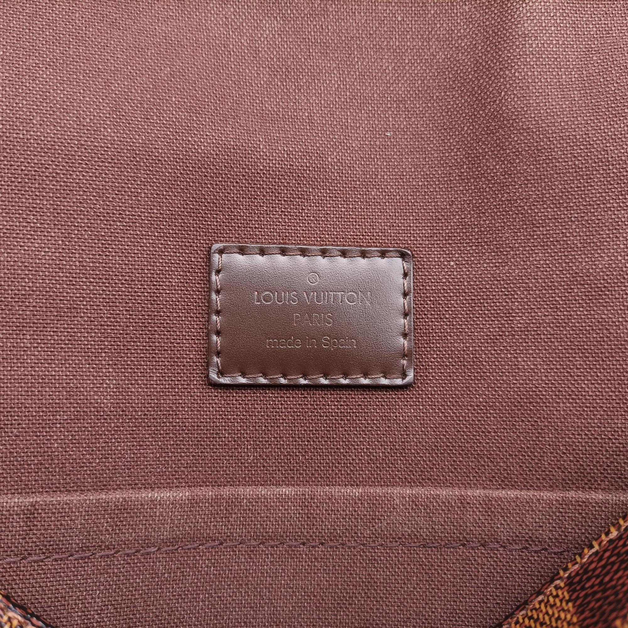 Pre-owned Louis Vuitton BROOKLYN MM EBENE Damier Canvas N51211 shoulderbag | stylenewstar