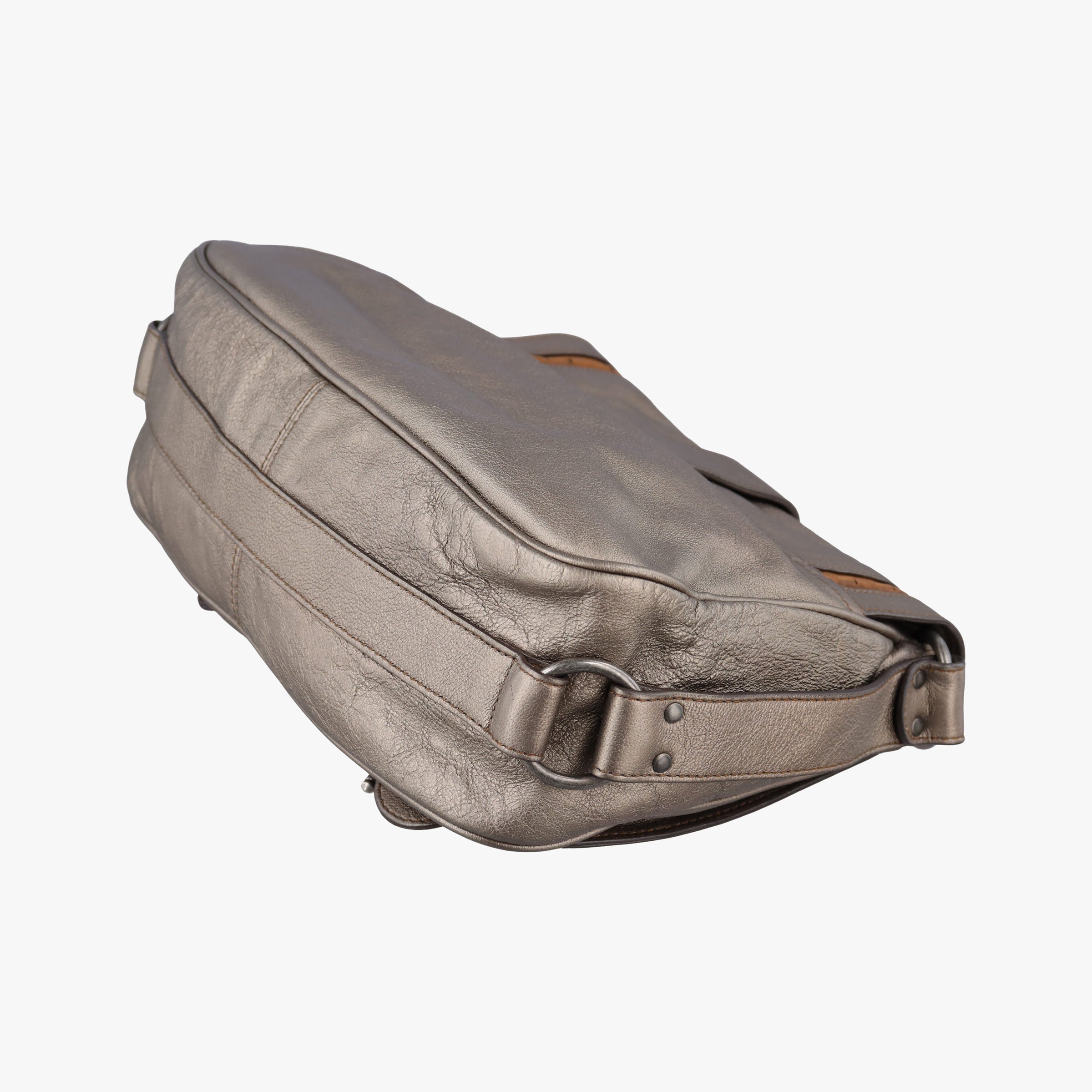 Secondhand Christian Dior Gaucho Golden Leather  shoulderbag | stylenewstar