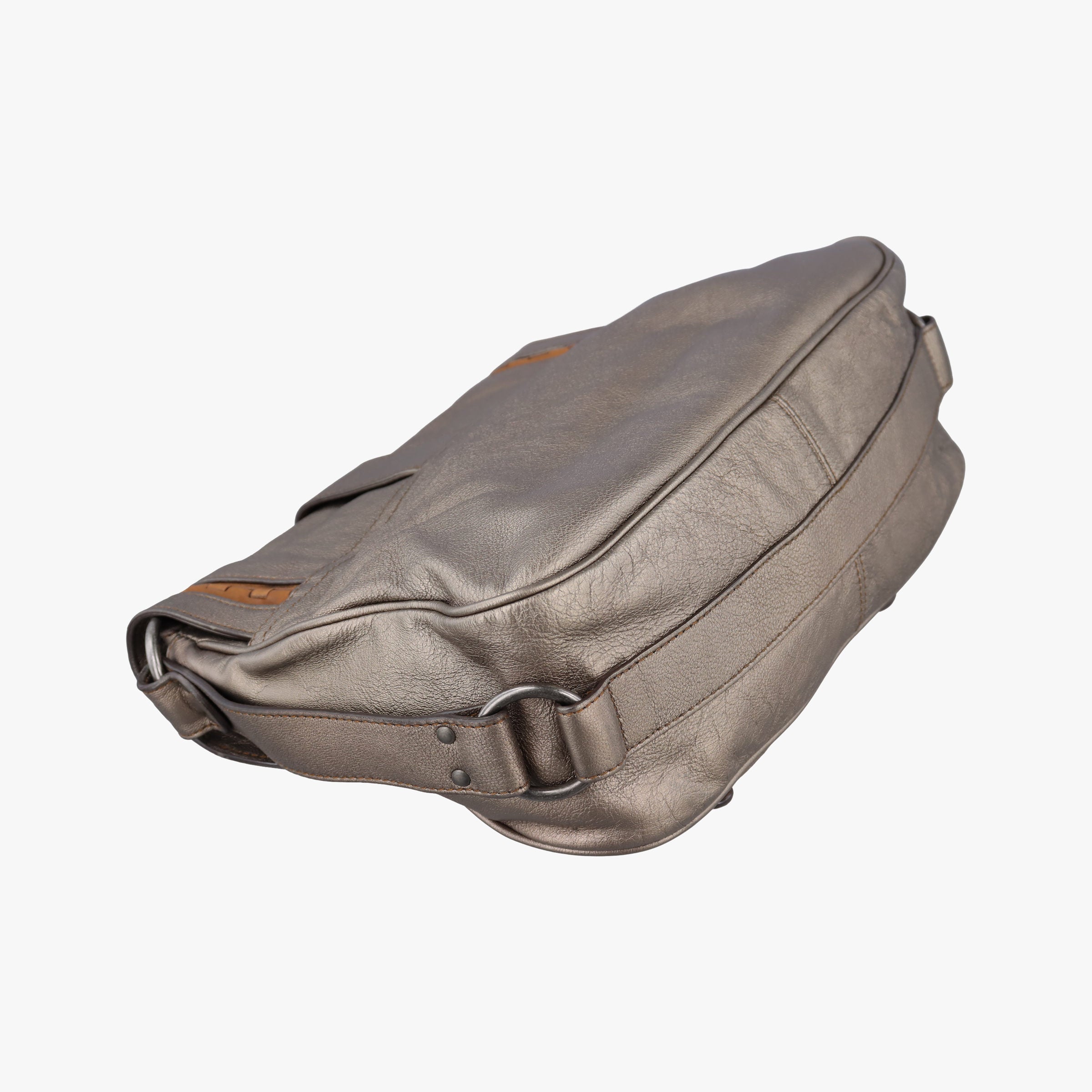 Secondhand Christian Dior Gaucho Golden Leather  shoulderbag | stylenewstar