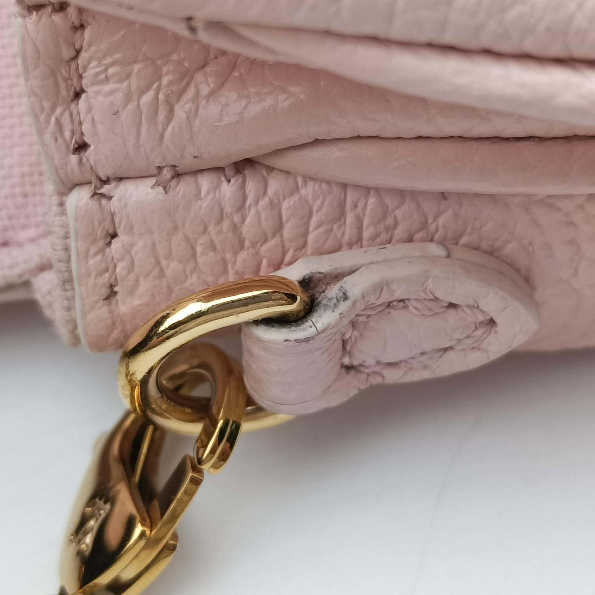 Secondhand Louis Vuitton Micro Metis Pouch Chain Monogram Rose Pomelo Monogram Empreinte M81389 shoulderbag | stylenewstar