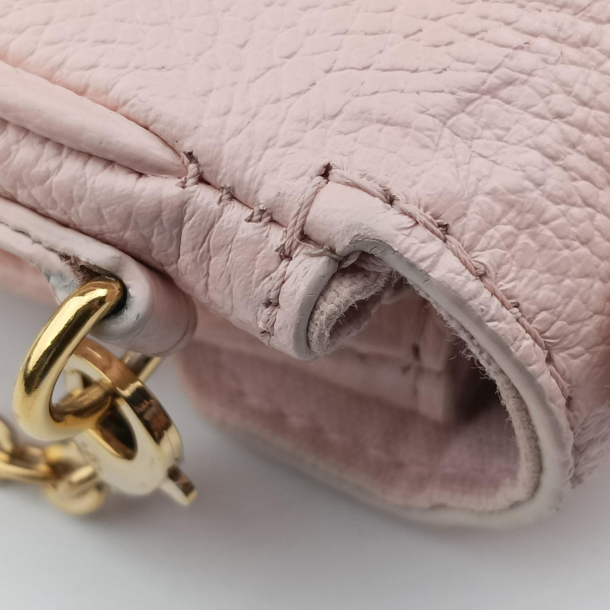 Secondhand Louis Vuitton Micro Metis Pouch Chain Monogram Rose Pomelo Monogram Empreinte M81389 shoulderbag | stylenewstar