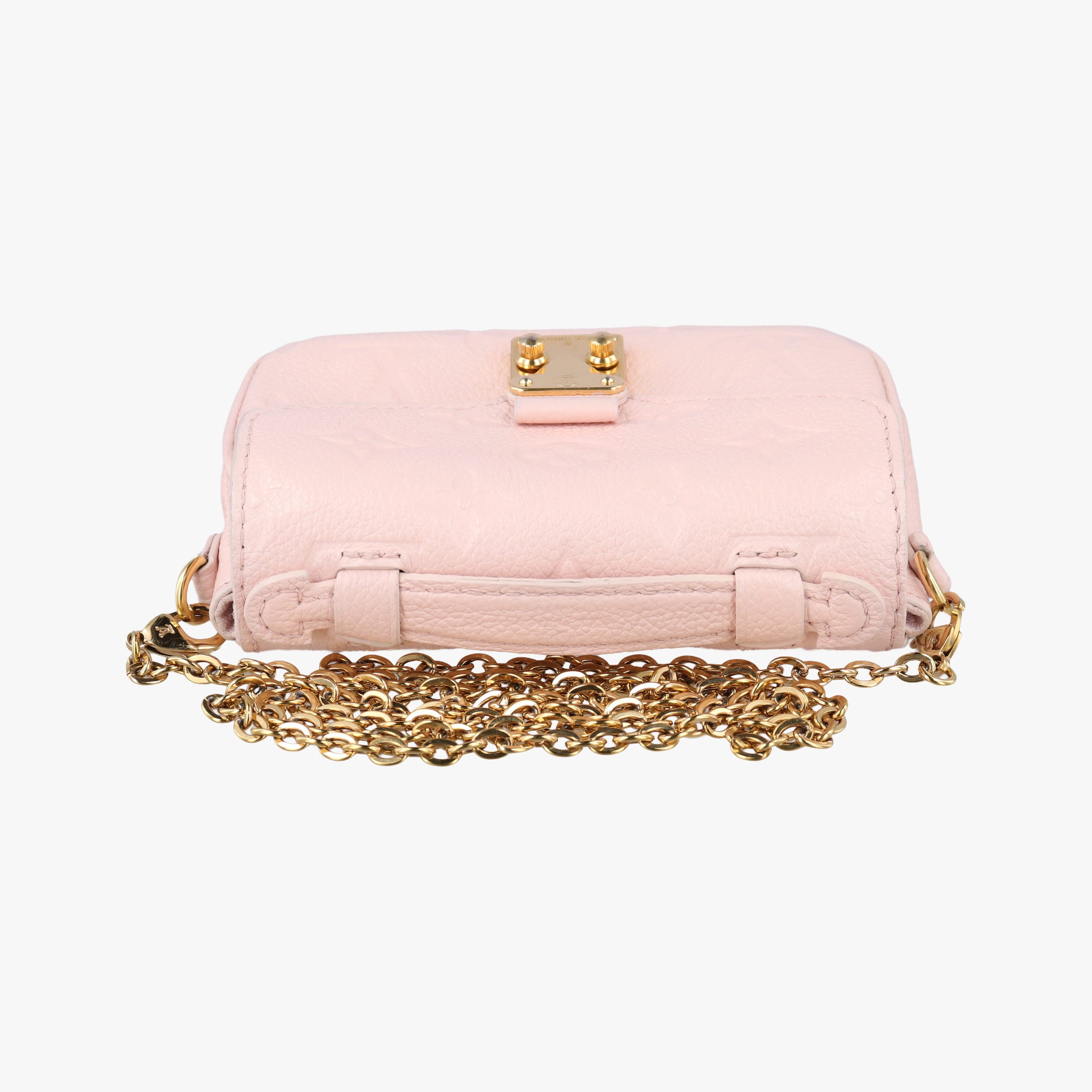 Secondhand Louis Vuitton Micro Metis Pouch Chain Monogram Rose Pomelo Monogram Empreinte M81389 shoulderbag | stylenewstar