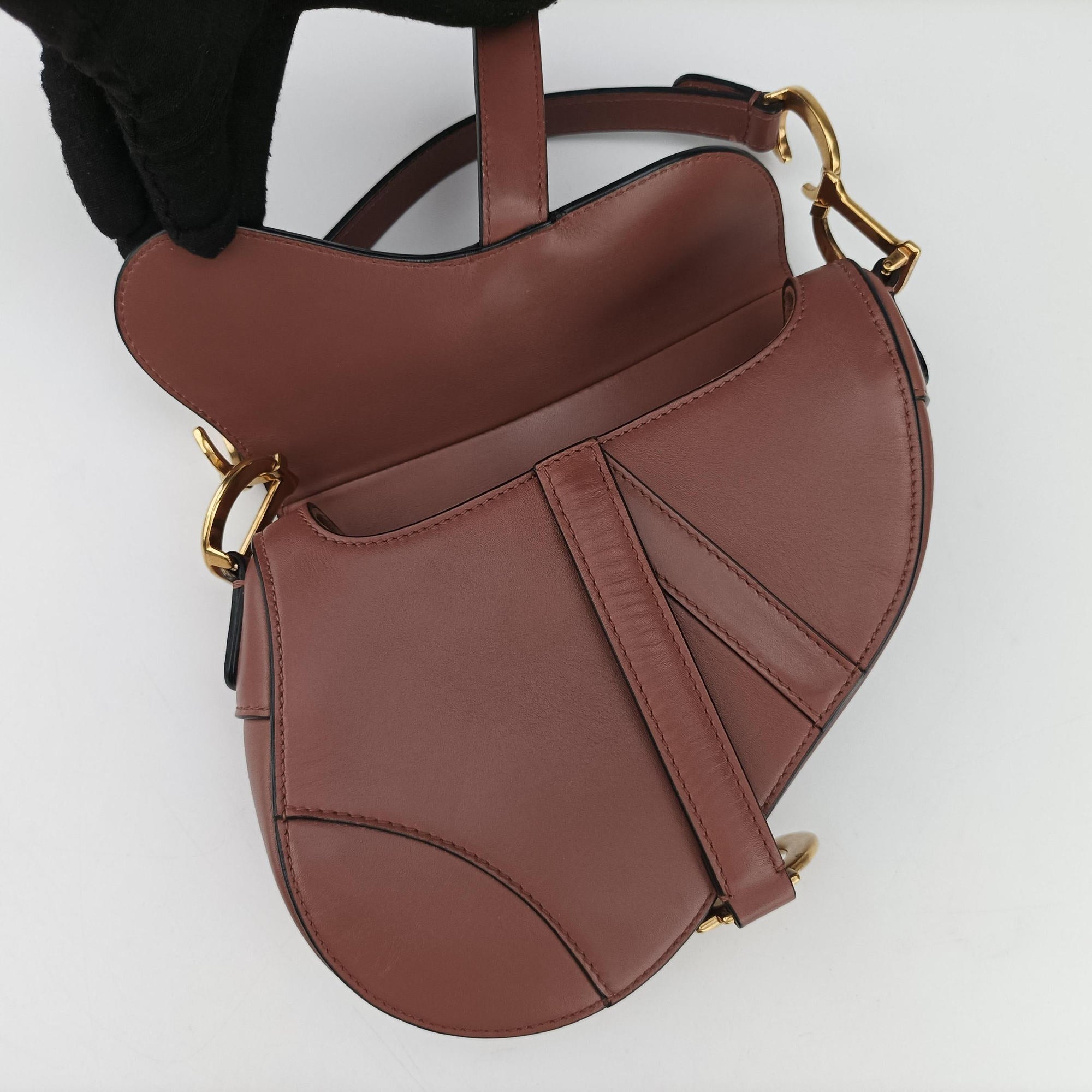 Vintage Christian Dior Saddle Pink Leather  handbag | stylenewstar
