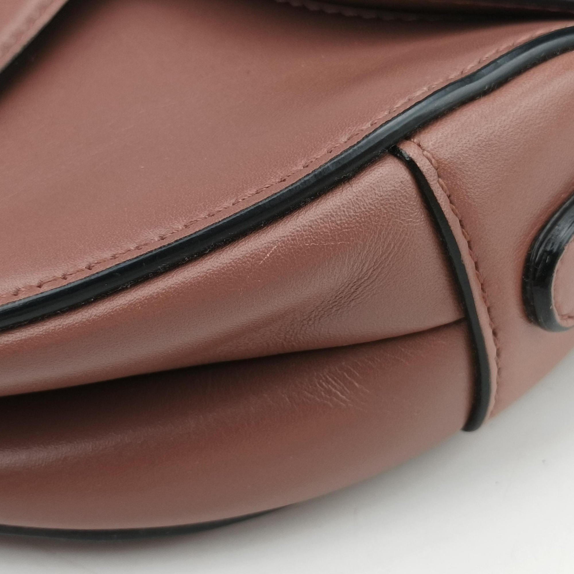 Vintage Christian Dior Saddle Pink Leather  handbag | stylenewstar