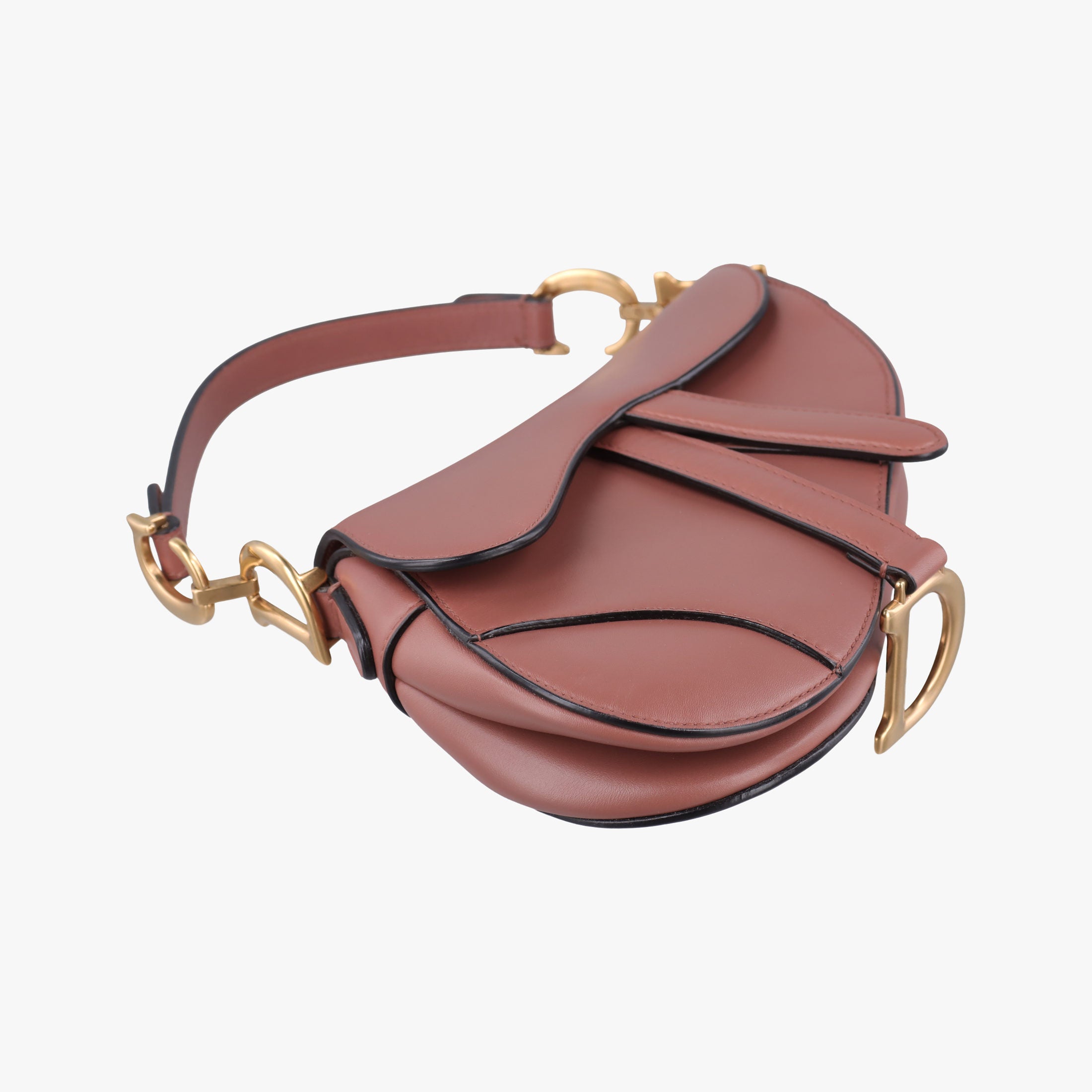 Vintage Christian Dior Saddle Pink Leather  handbag | stylenewstar