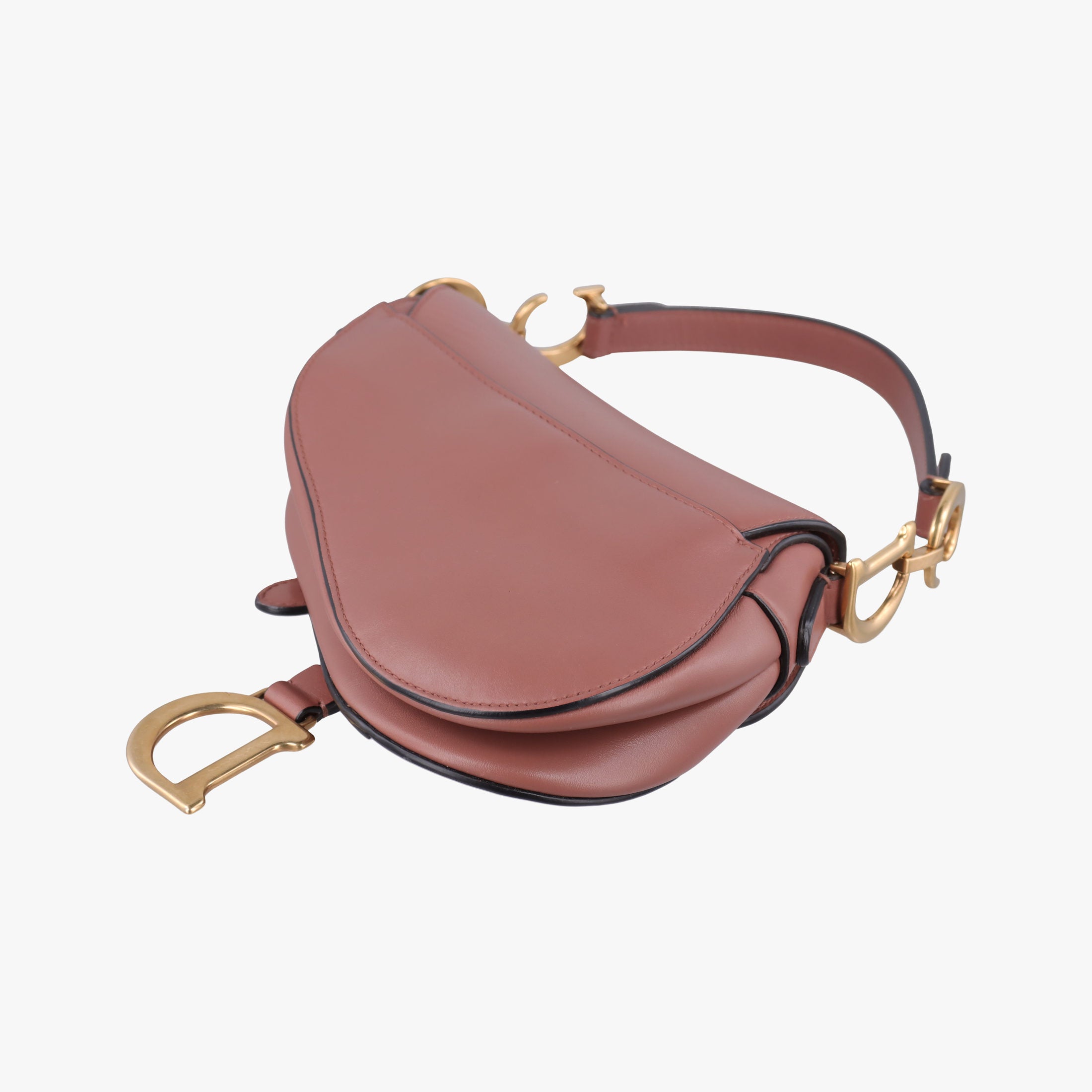 Vintage Christian Dior Saddle Pink Leather  handbag | stylenewstar