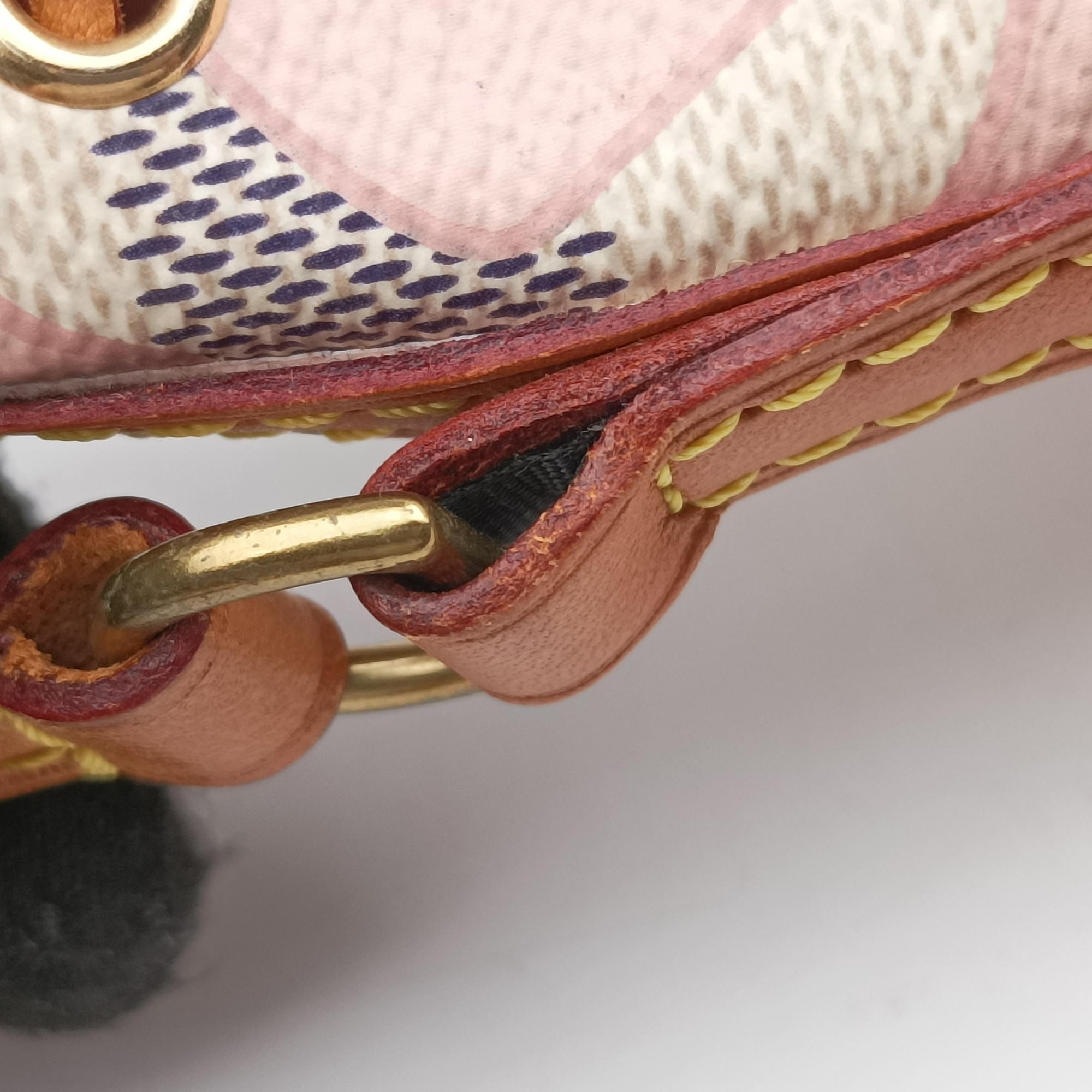 Vintage Louis Vuitton Tahitienne Nano Noe AZUR Damier Canvas N60052 shoulderbag | stylenewstar