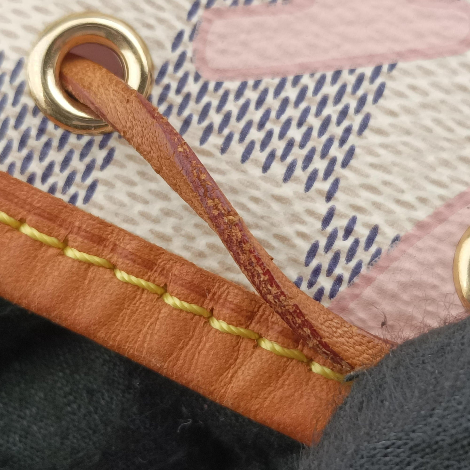Vintage Louis Vuitton Tahitienne Nano Noe AZUR Damier Canvas N60052 shoulderbag | stylenewstar