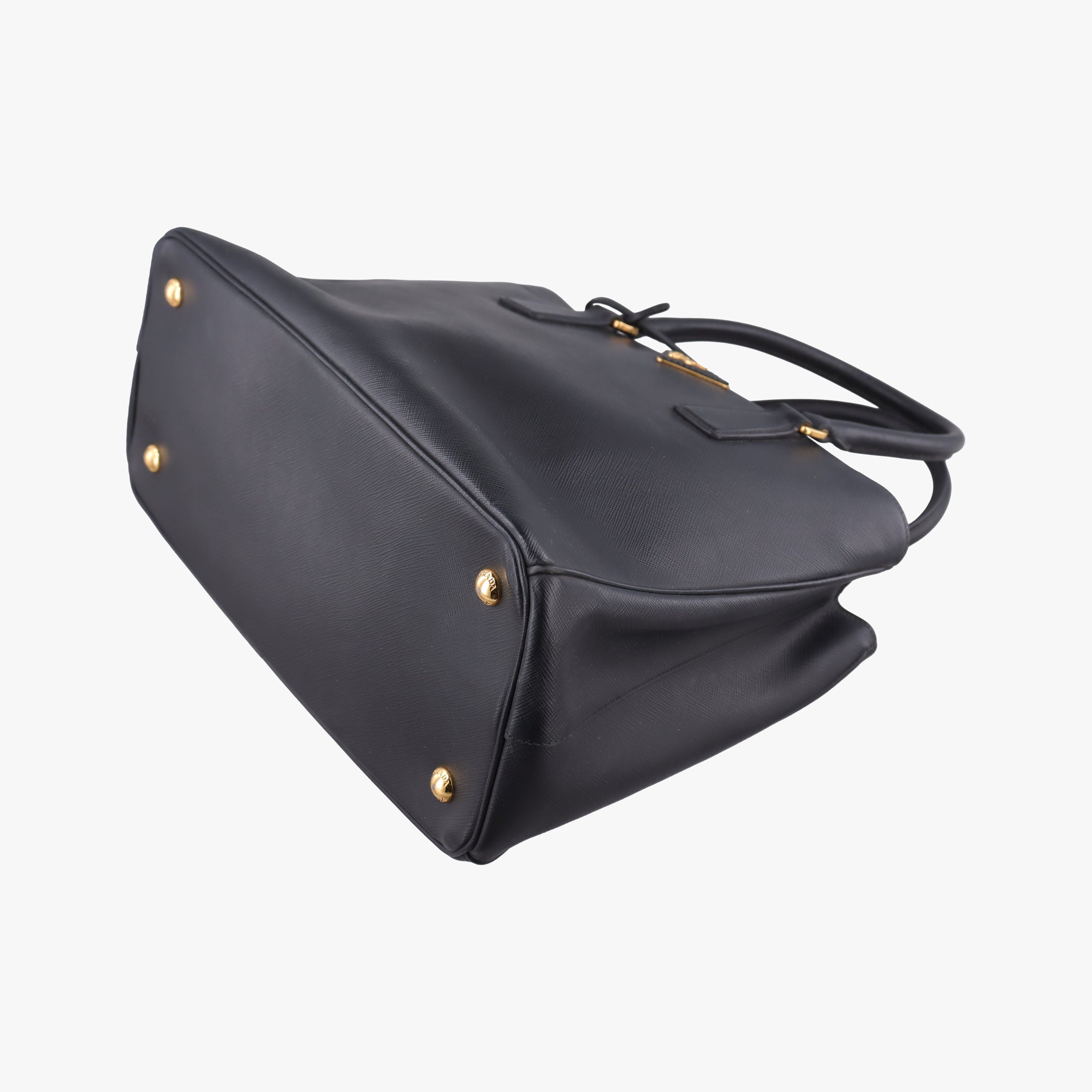 Pre-owned Prada Galleria Black SAFFIANO Leather BN2274 shoulderbag | stylenewstar