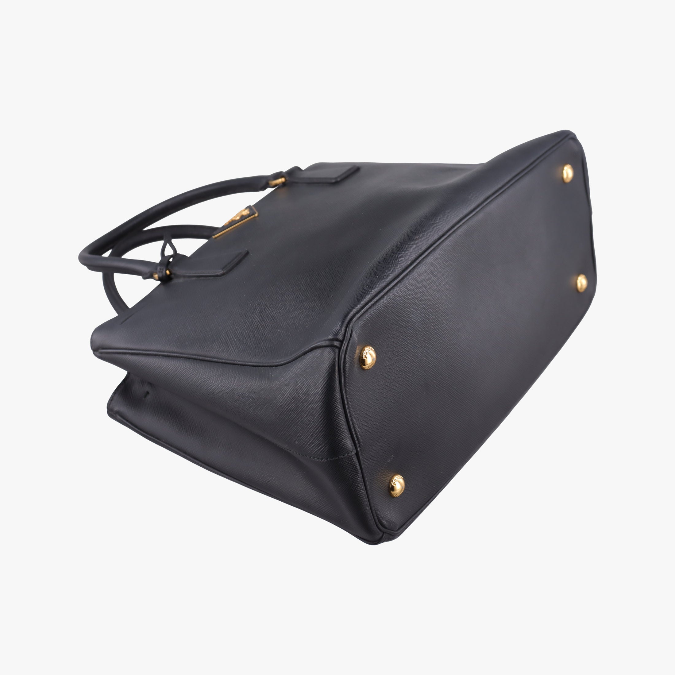 Pre-owned Prada Galleria Black SAFFIANO Leather BN2274 shoulderbag | stylenewstar