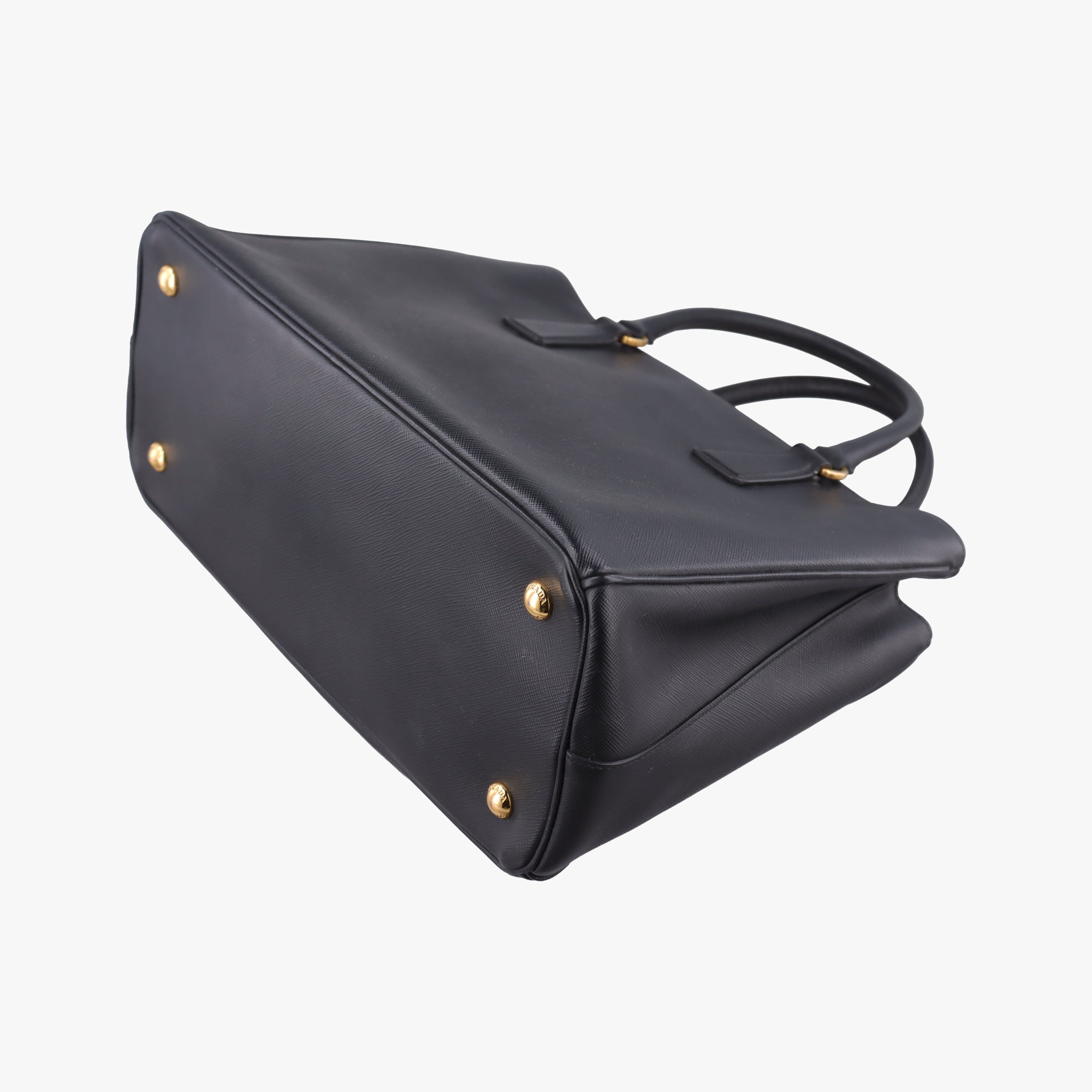 Pre-owned Prada Galleria Black SAFFIANO Leather BN2274 shoulderbag | stylenewstar