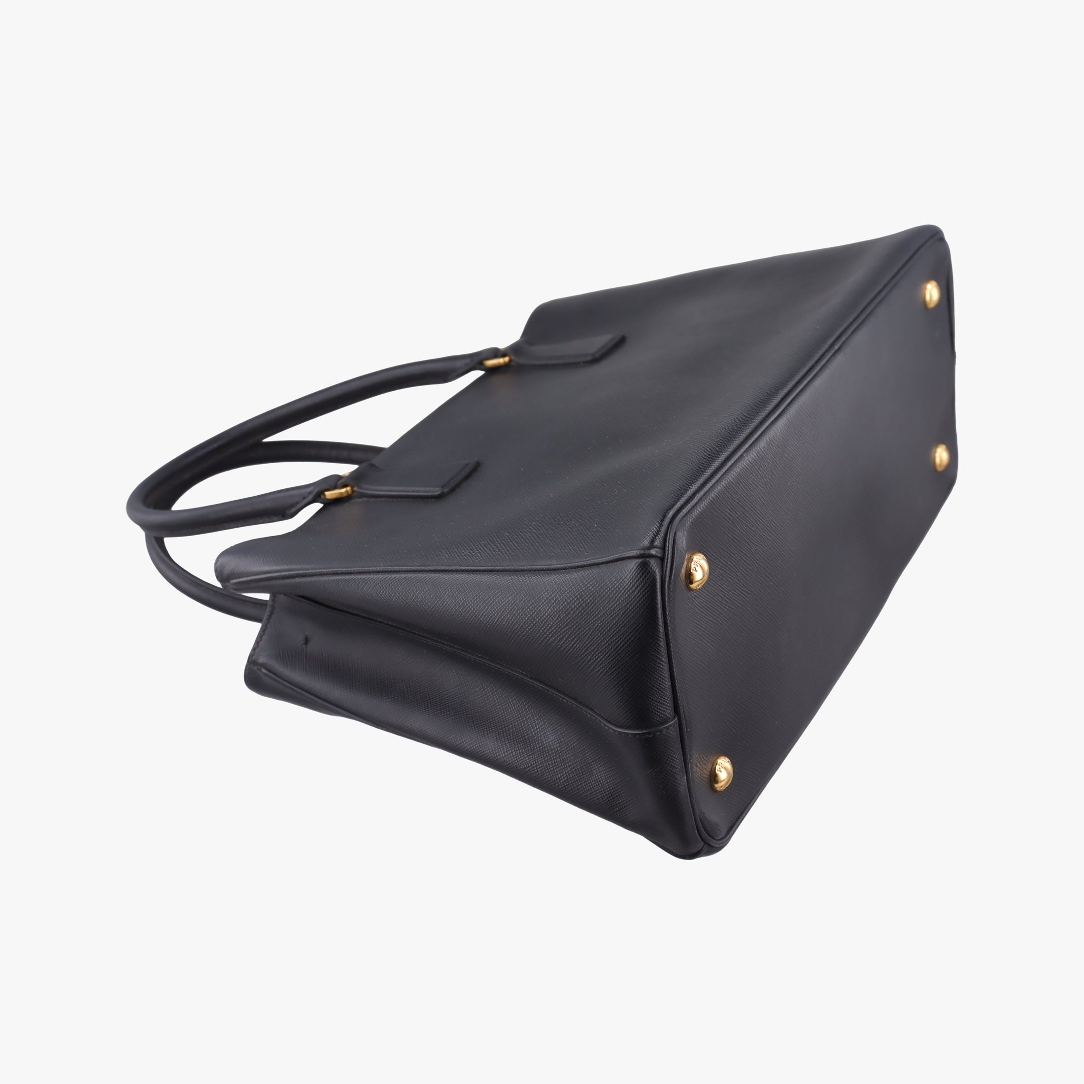 Pre-owned Prada Galleria Black SAFFIANO Leather BN2274 shoulderbag | stylenewstar