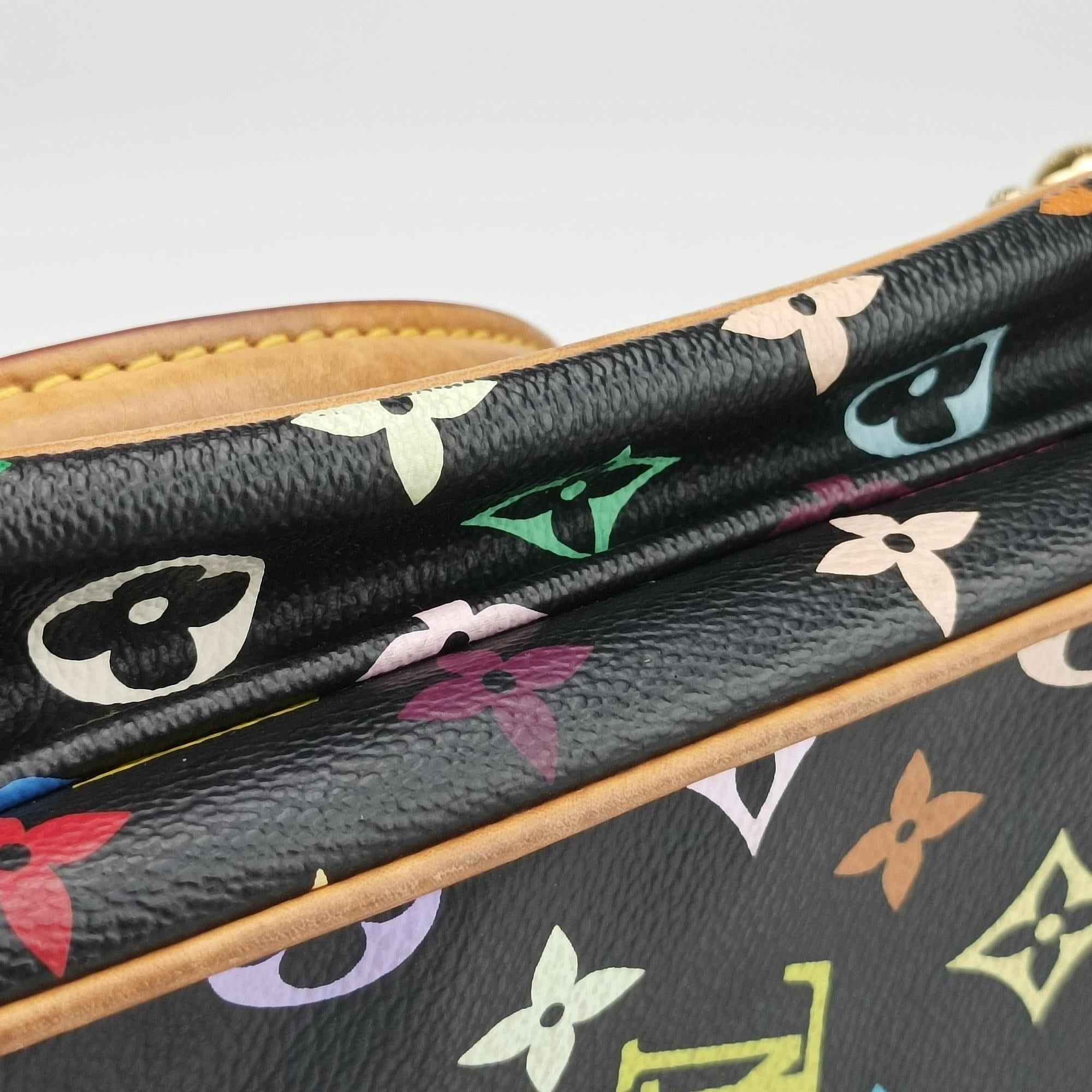 Pre-owned Louis Vuitton RITA Noir Monogram Multicolor M40126 handbag | stylenewstar