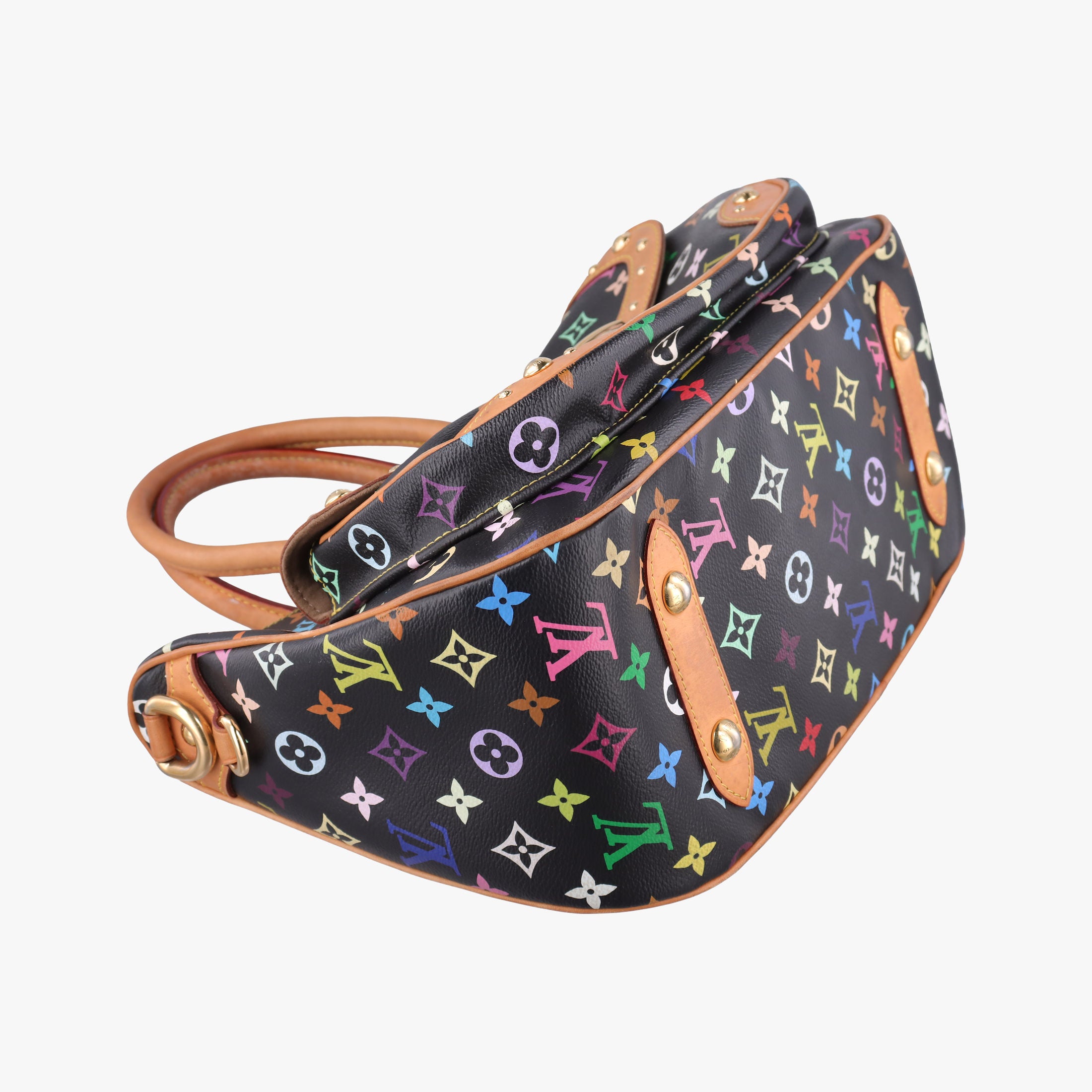 Pre-owned Louis Vuitton RITA Noir Monogram Multicolor M40126 handbag | stylenewstar