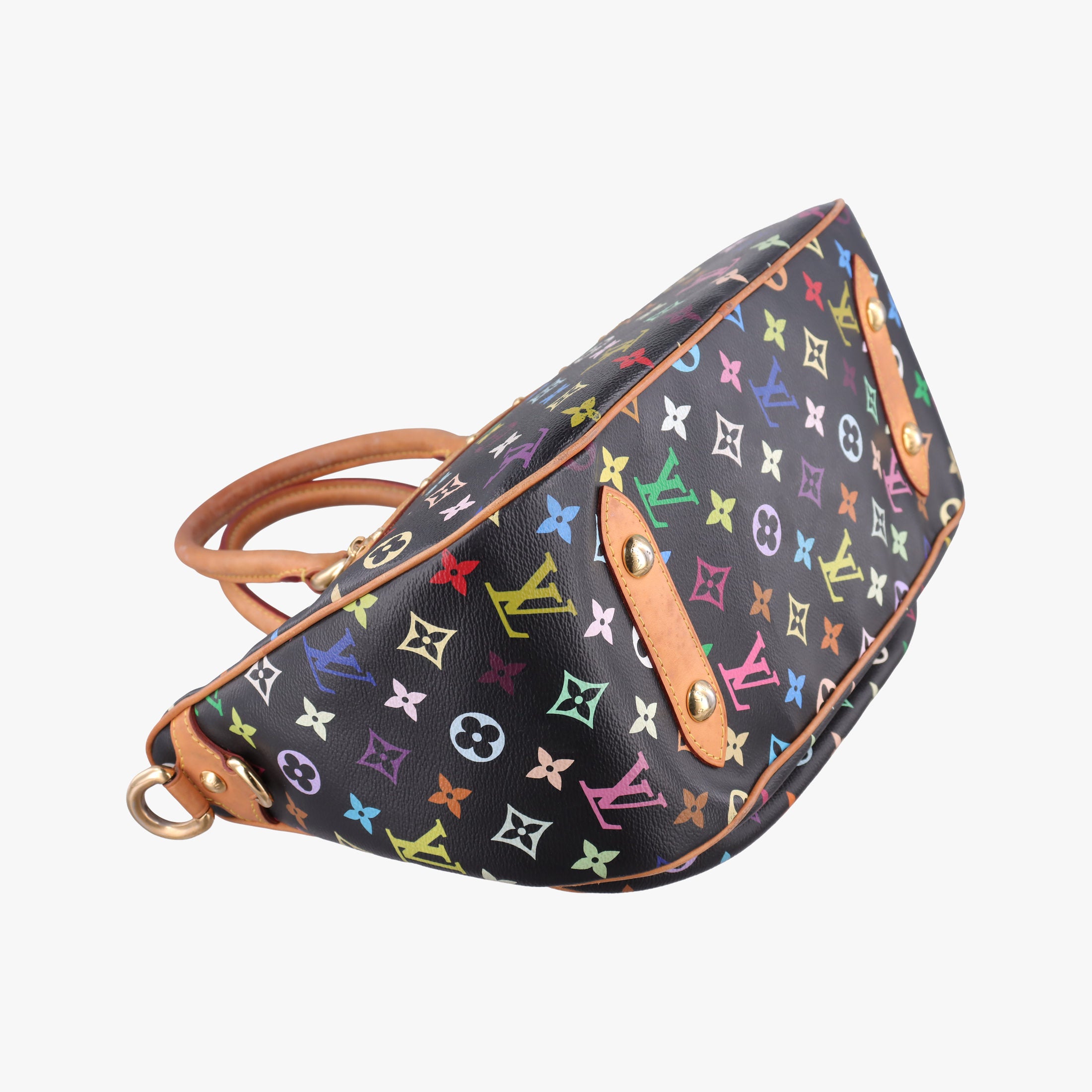 Pre-owned Louis Vuitton RITA Noir Monogram Multicolor M40126 handbag | stylenewstar