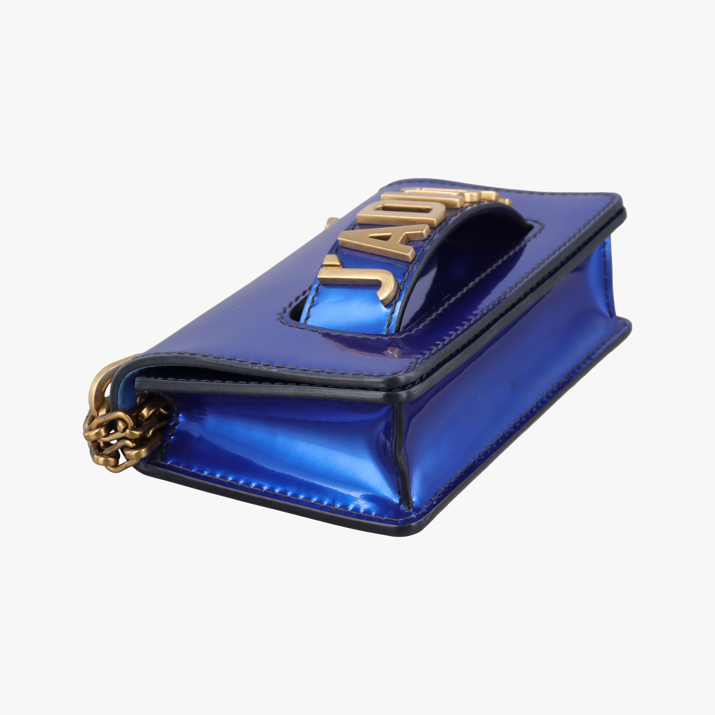 Pre-owned Christian Dior J'adior Navy Patent  shoulderbag | stylenewstar
