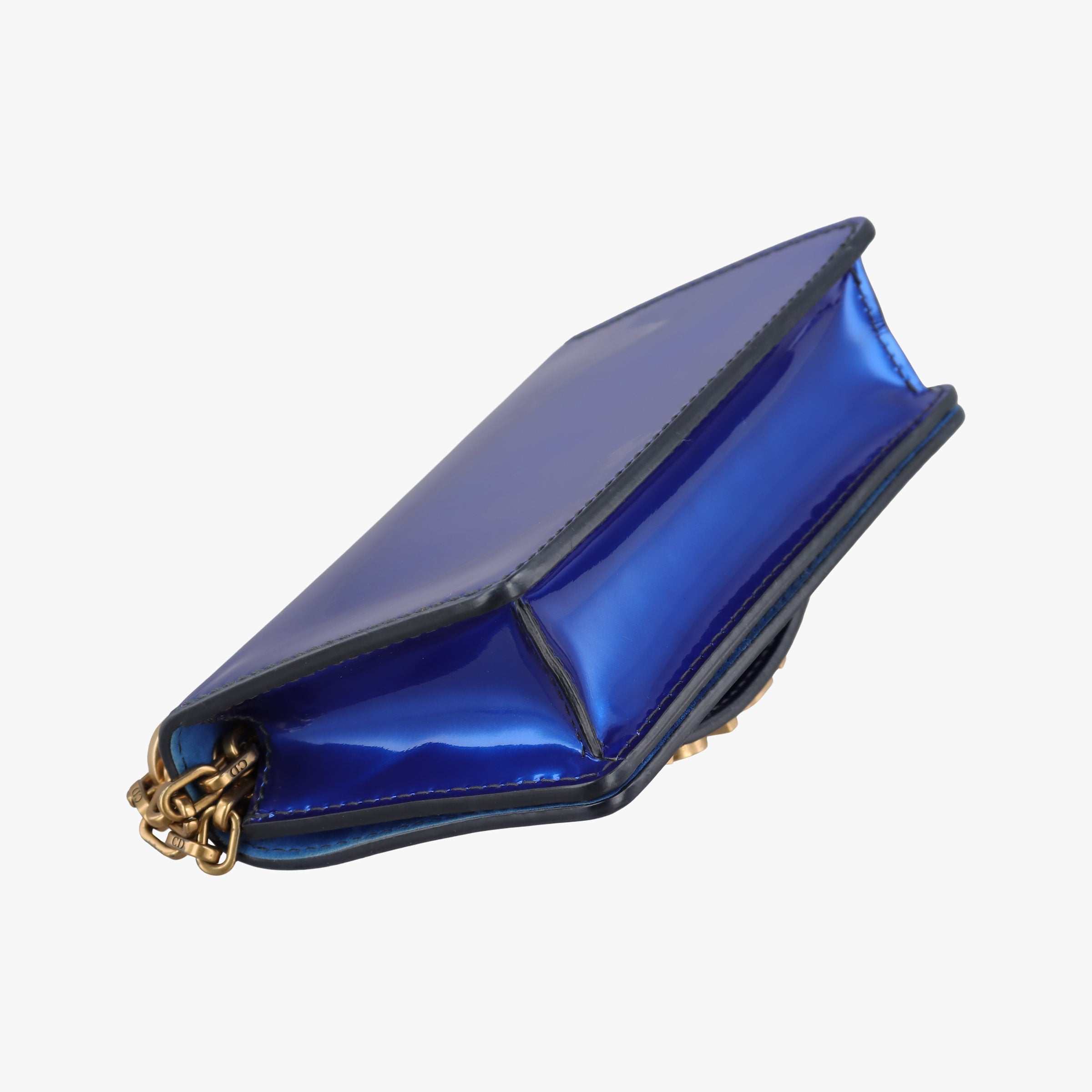 Pre-owned Christian Dior J'adior Navy Patent  shoulderbag | stylenewstar