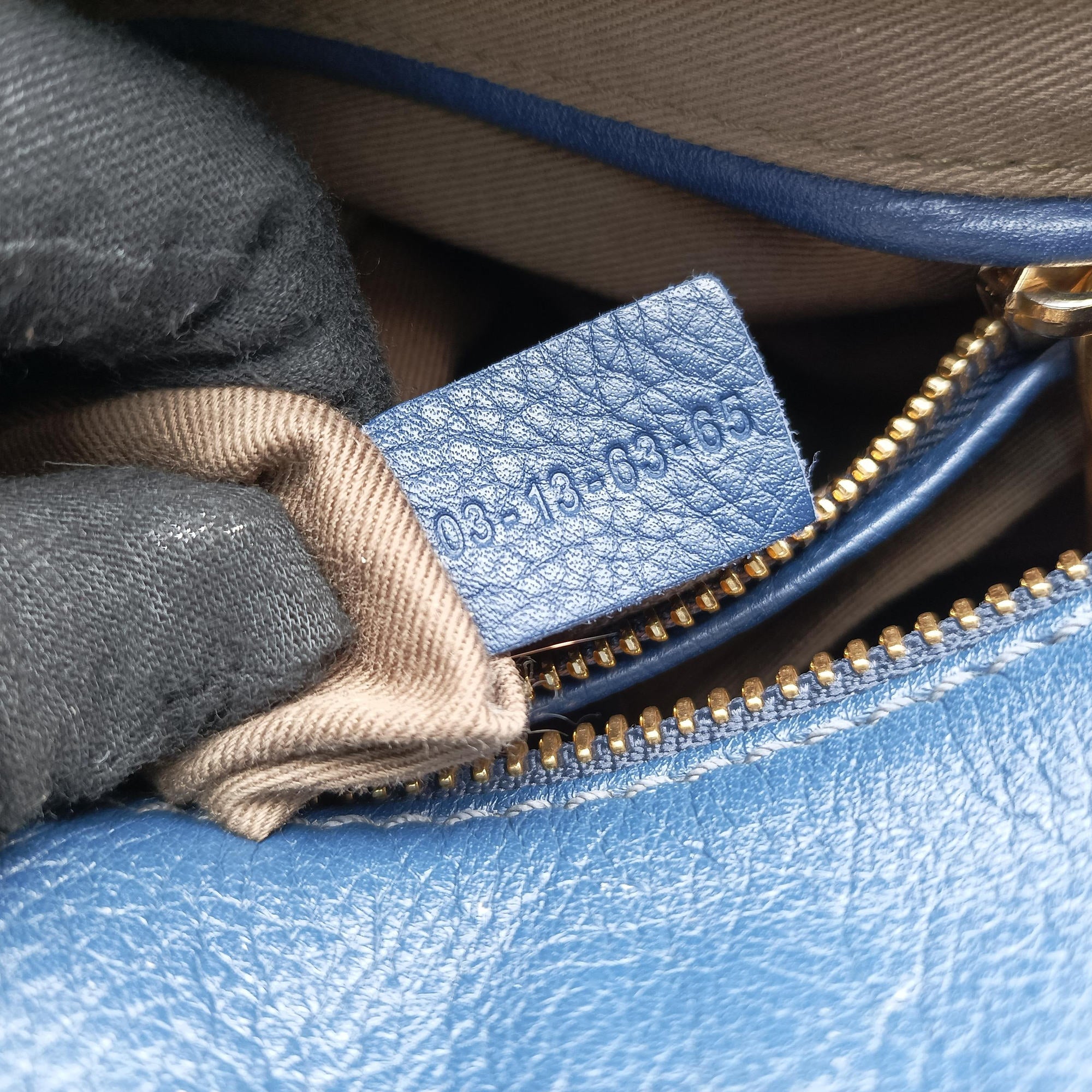 Pre-owned Chloe Mercy Blue Leather  shoulderbag | stylenewstar
