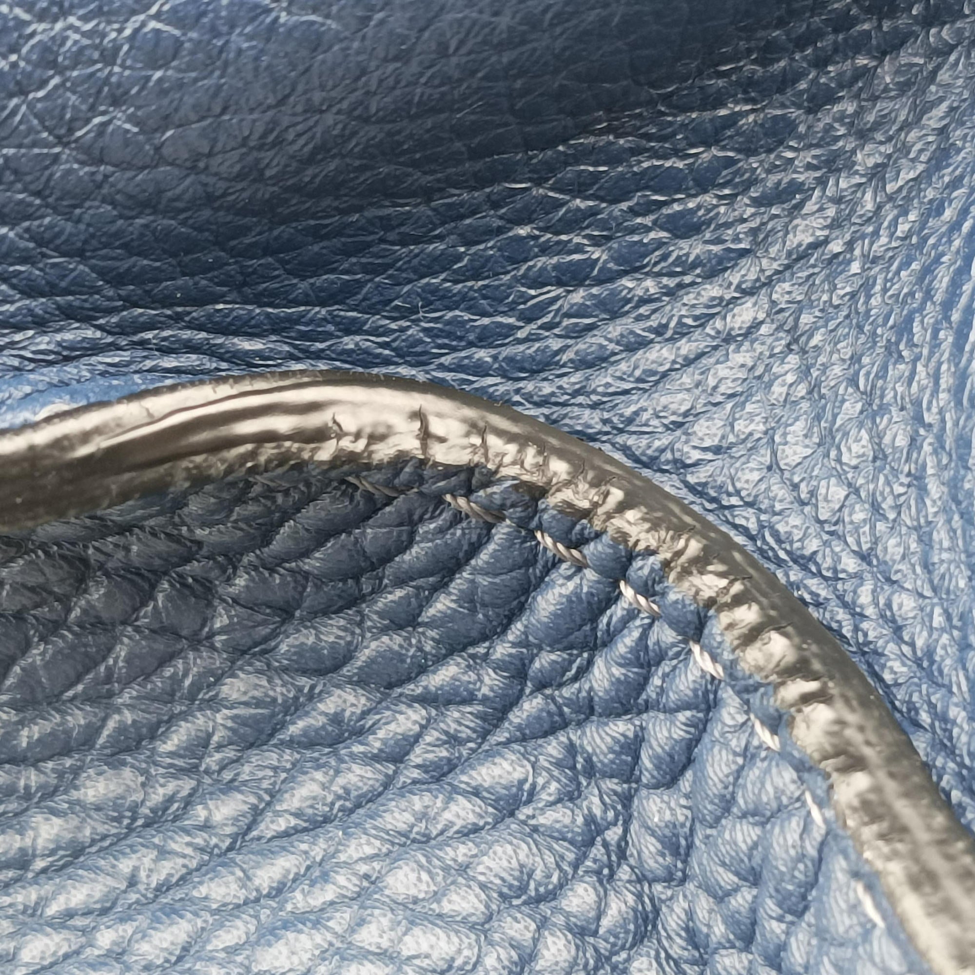 Pre-owned Chloe Mercy Blue Leather  shoulderbag | stylenewstar