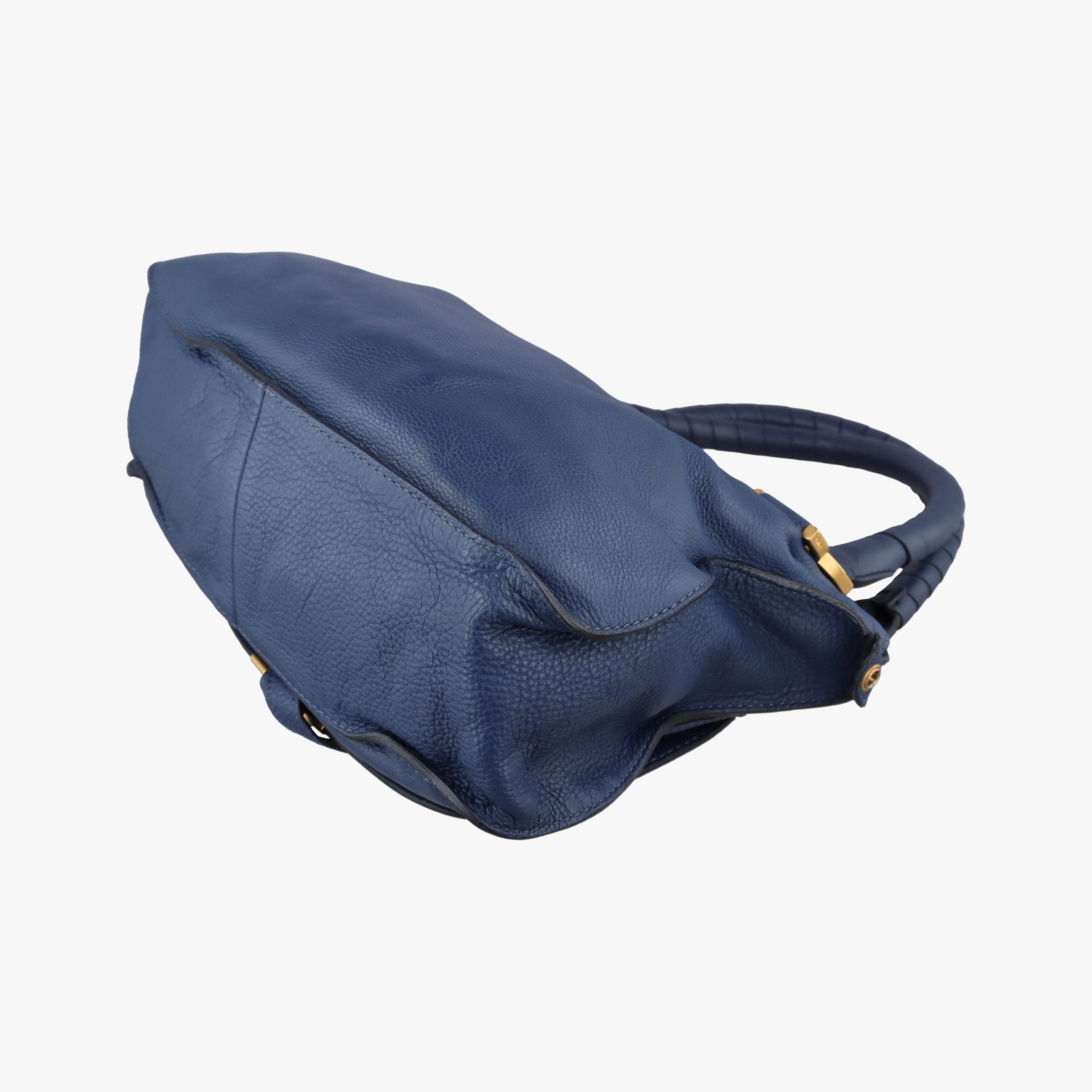Pre-owned Chloe Mercy Blue Leather  shoulderbag | stylenewstar