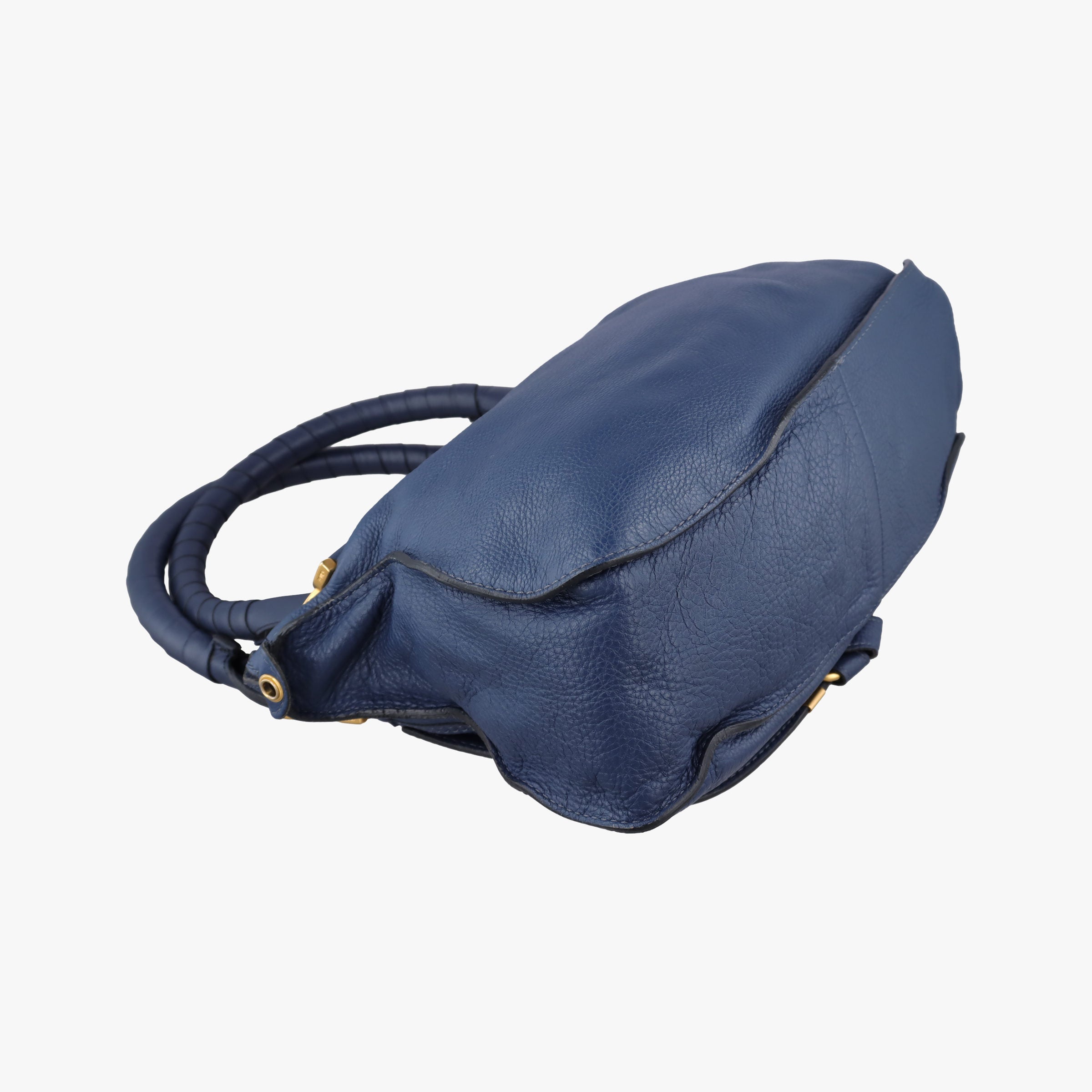 Pre-owned Chloe Mercy Blue Leather  shoulderbag | stylenewstar