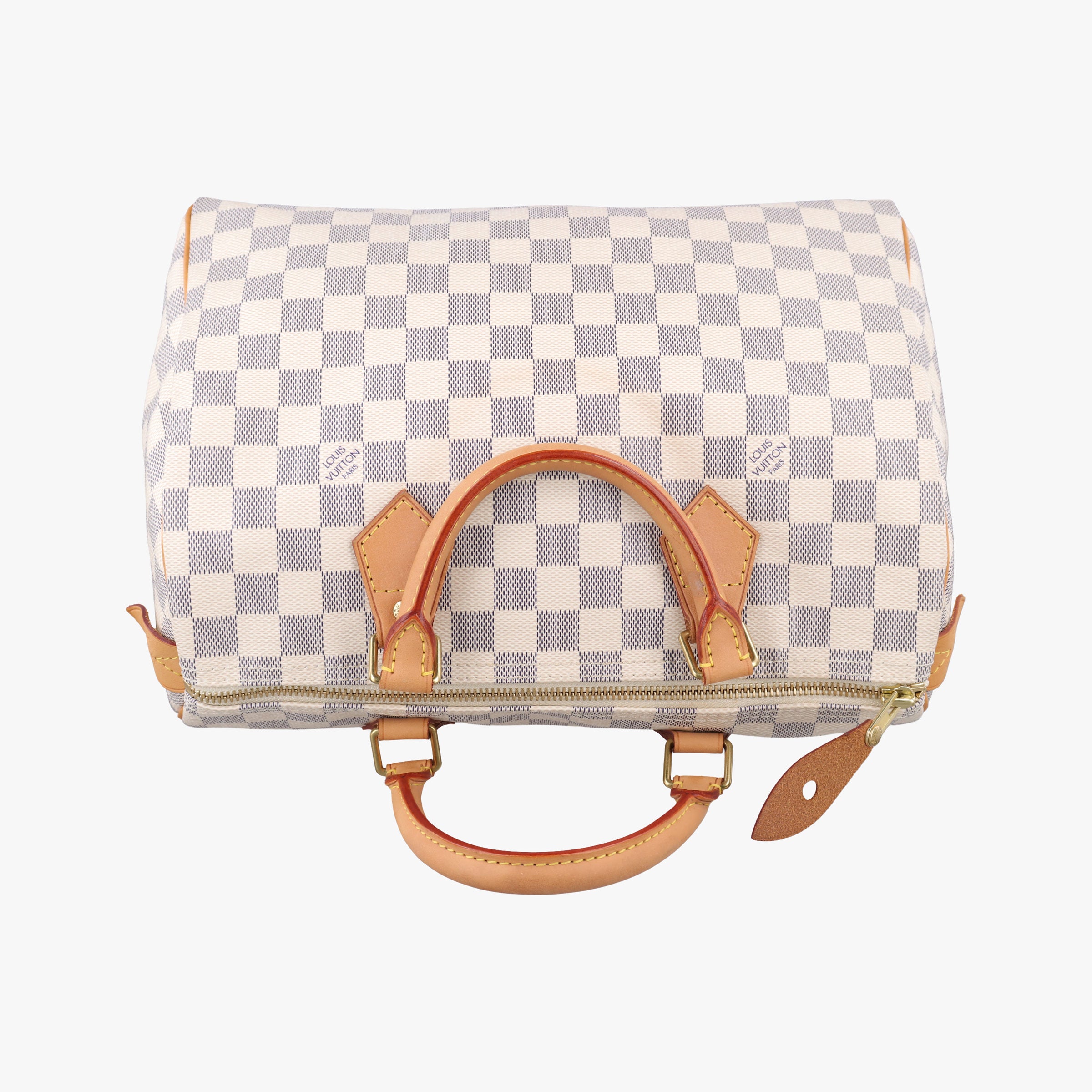 Pre-owned Louis Vuitton Speedy 35 Azur Damier Canvas N41535 handbag | stylenewstar