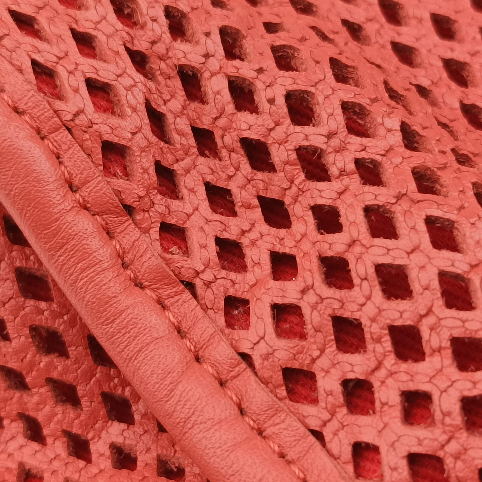 Vintage Chanel Up in the Air Perforated French Riviera Orange lambskin A67654 shoulderbag | stylenewstar