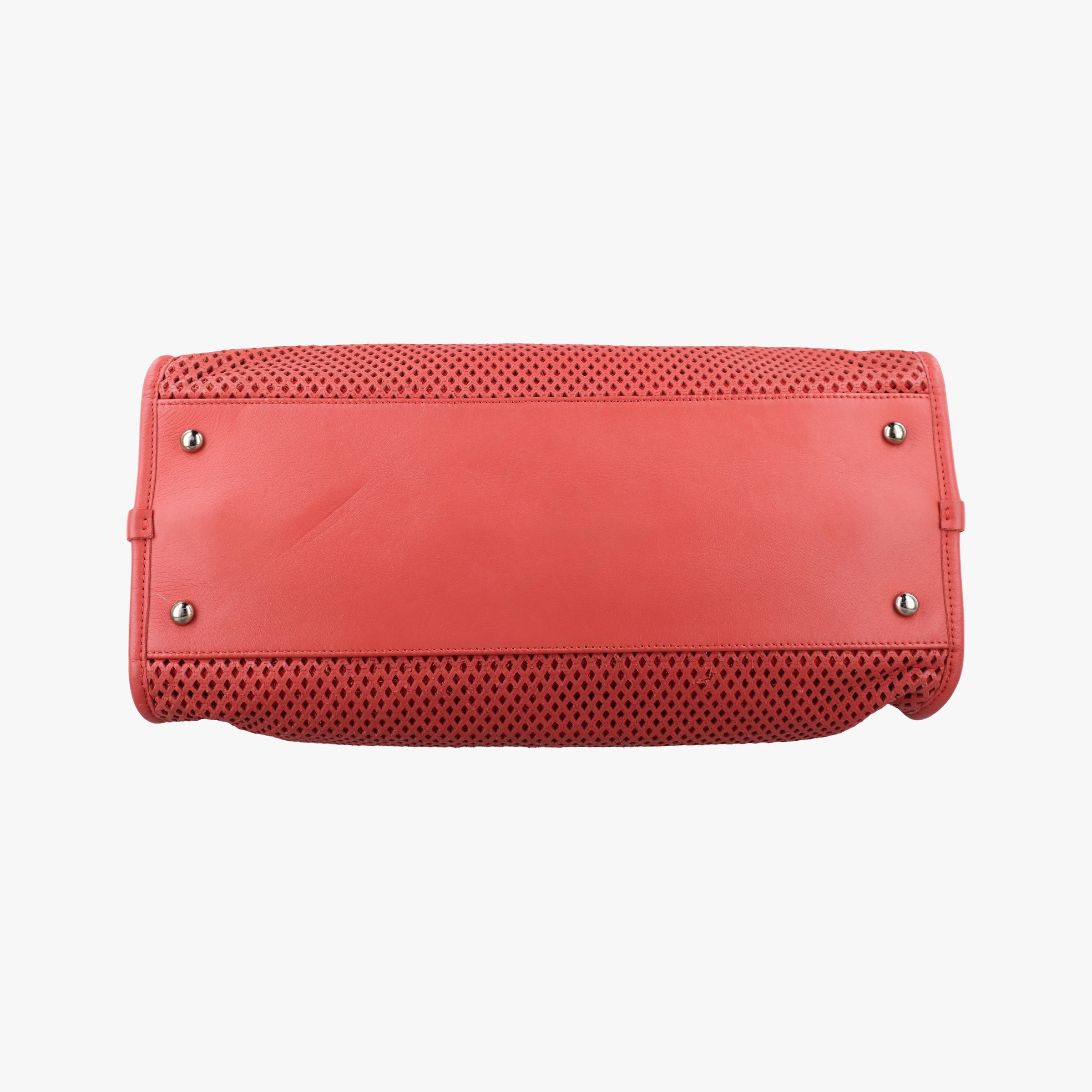Vintage Chanel Up in the Air Perforated French Riviera Orange lambskin A67654 shoulderbag | stylenewstar