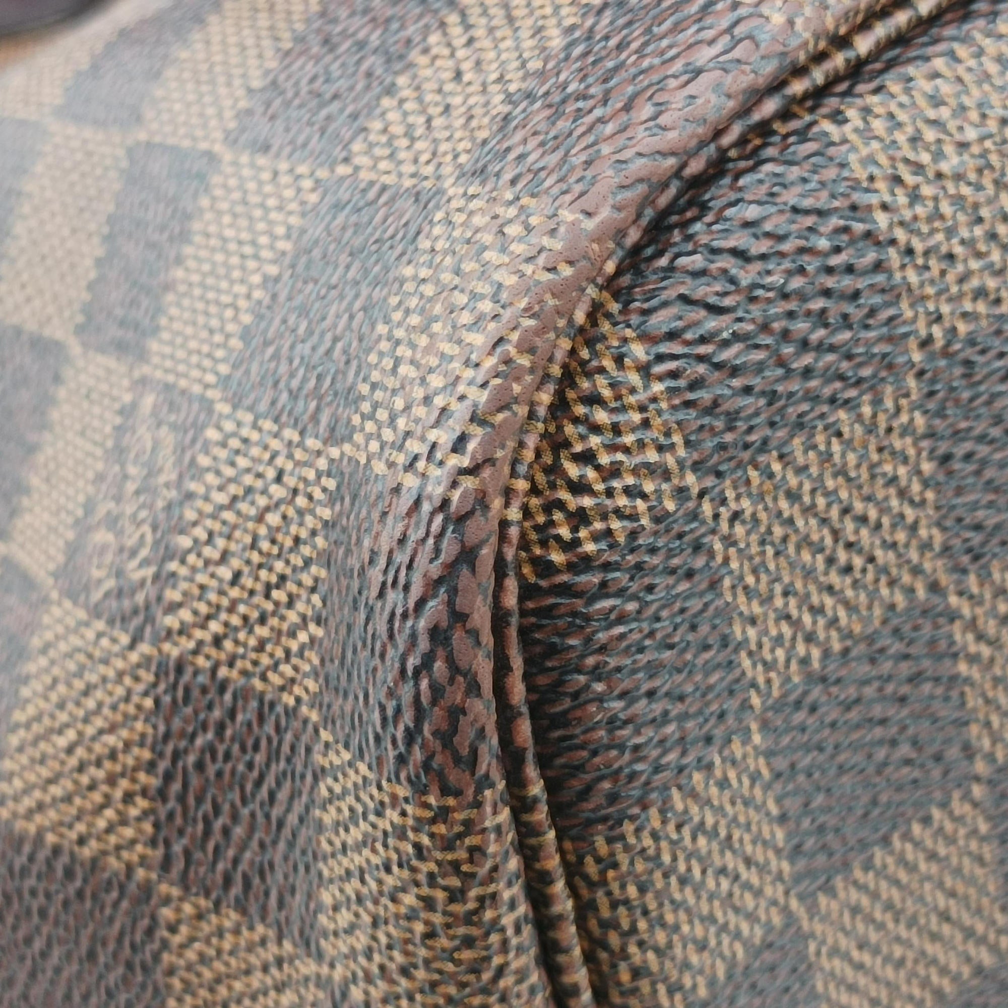 Secondhand Louis Vuitton NEVERFULL MM EBENE Damier Canvas N51105 handbag | stylenewstar