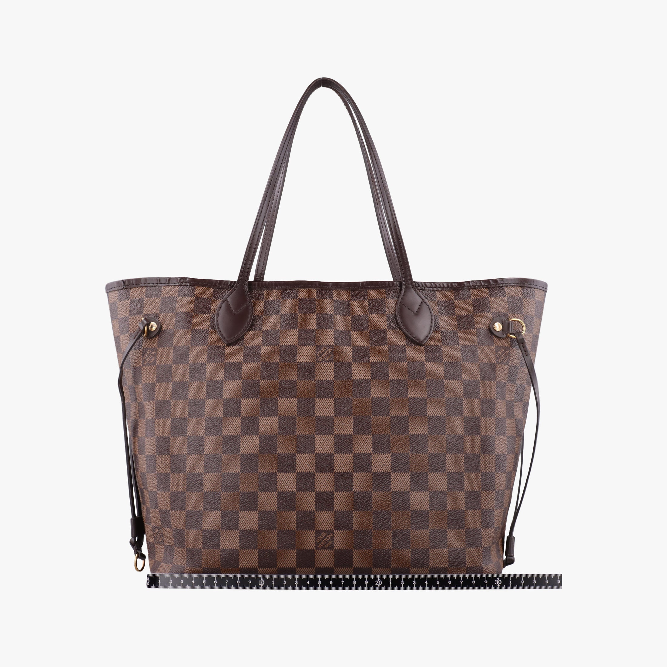 Secondhand Louis Vuitton NEVERFULL MM EBENE Damier Canvas N51105 handbag | stylenewstar