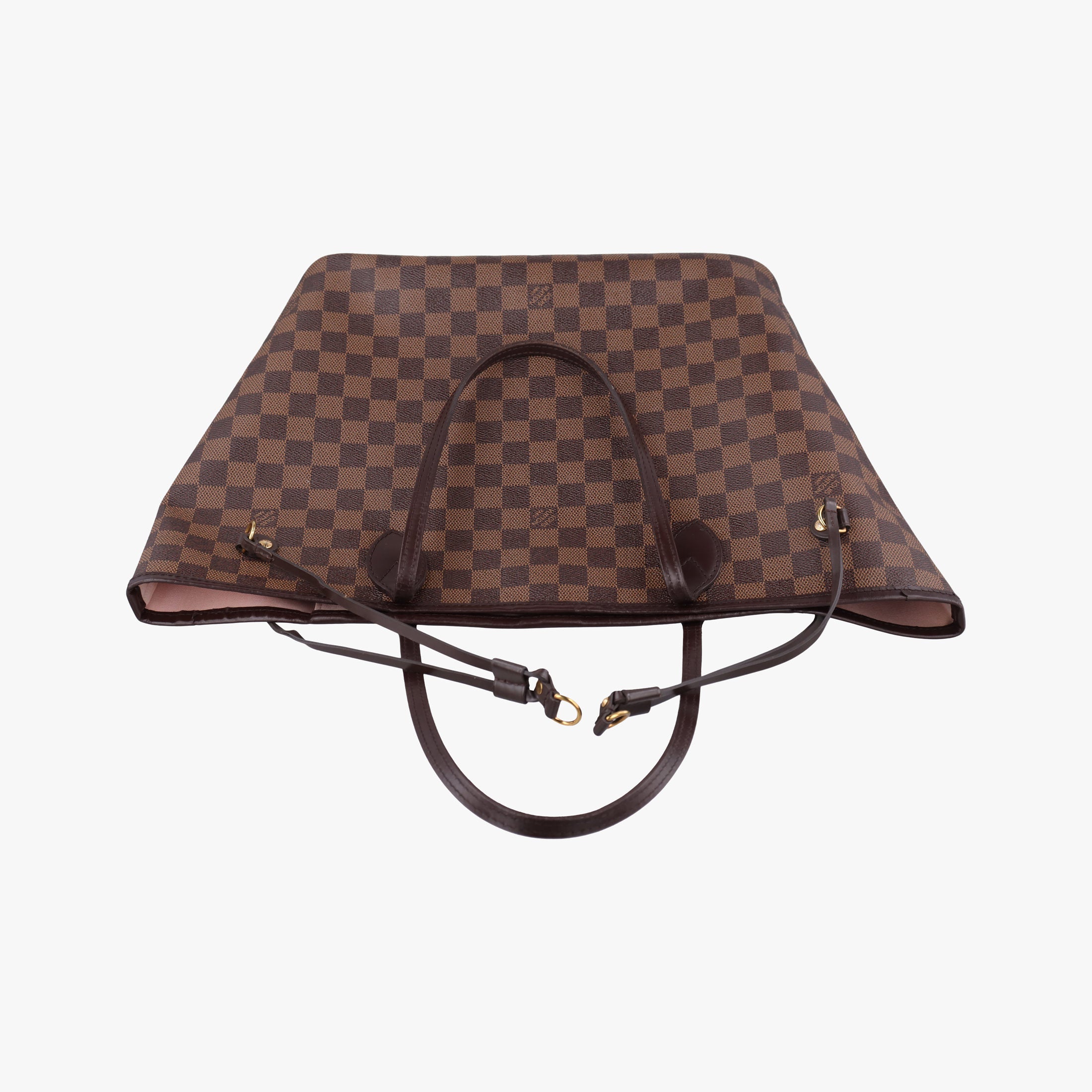 Secondhand Louis Vuitton NEVERFULL MM EBENE Damier Canvas N51105 handbag | stylenewstar