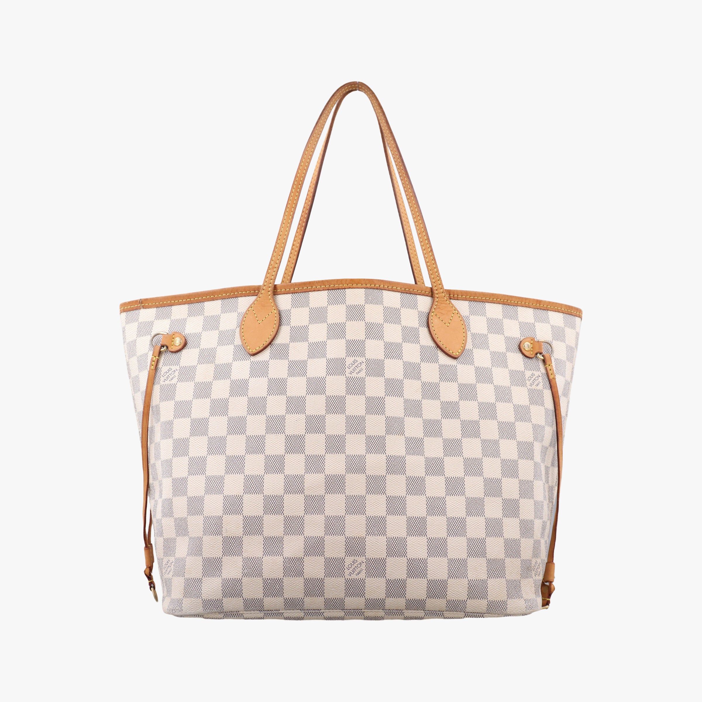 Vintage Louis Vuitton Neverfull MM Azur Damier Canvas N51107 handbag | stylenewstar