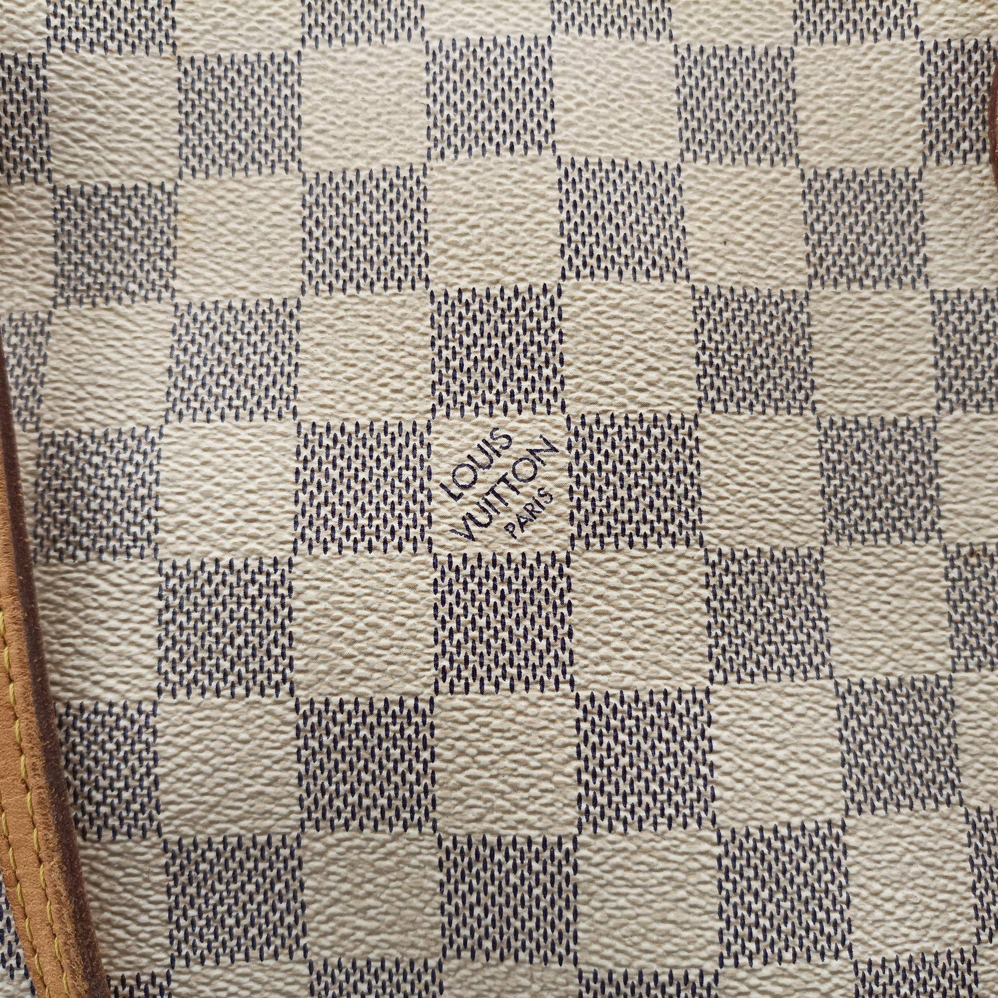 Vintage Louis Vuitton Neverfull MM Azur Damier Canvas N51107 handbag | stylenewstar