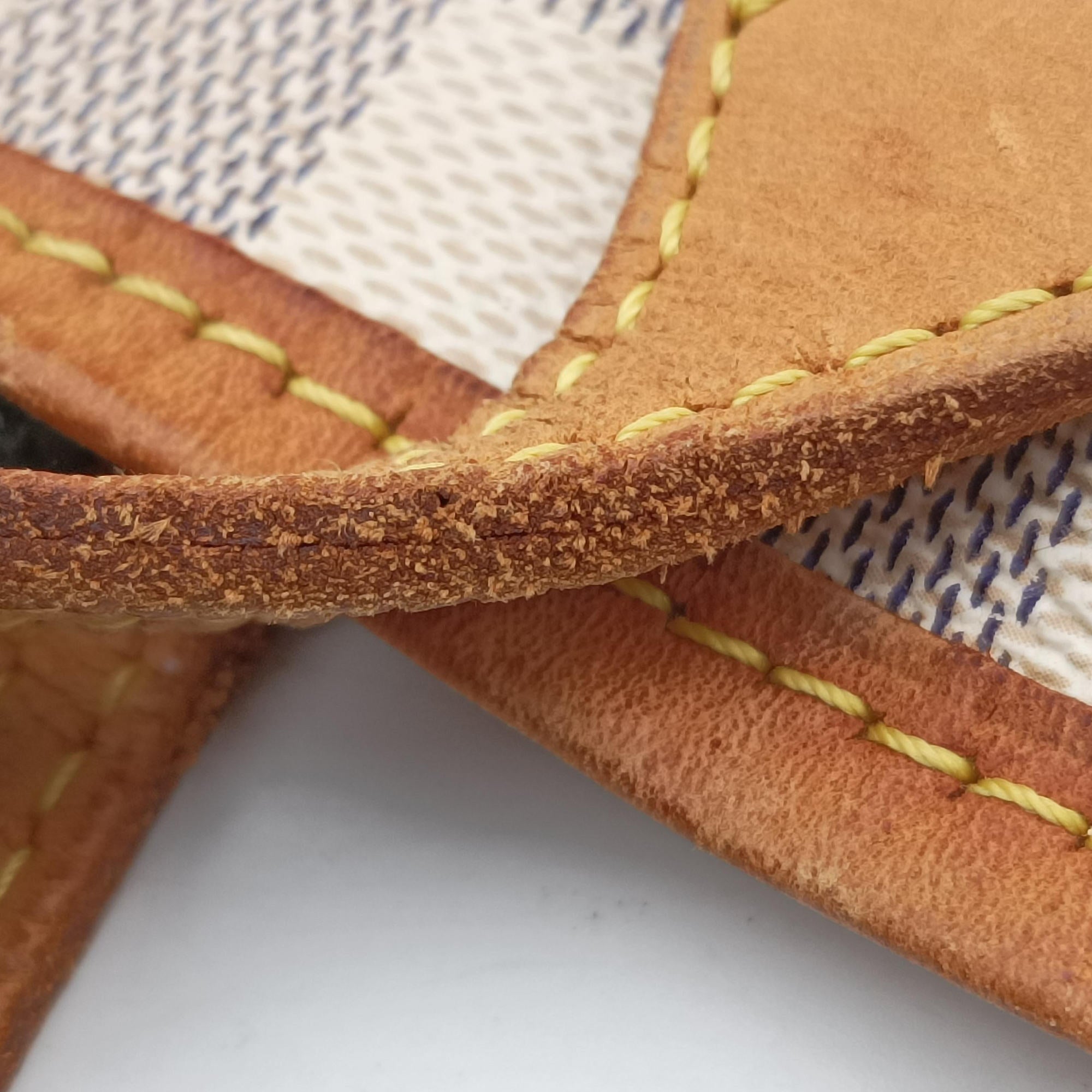 Vintage Louis Vuitton Neverfull MM Azur Damier Canvas N51107 handbag | stylenewstar