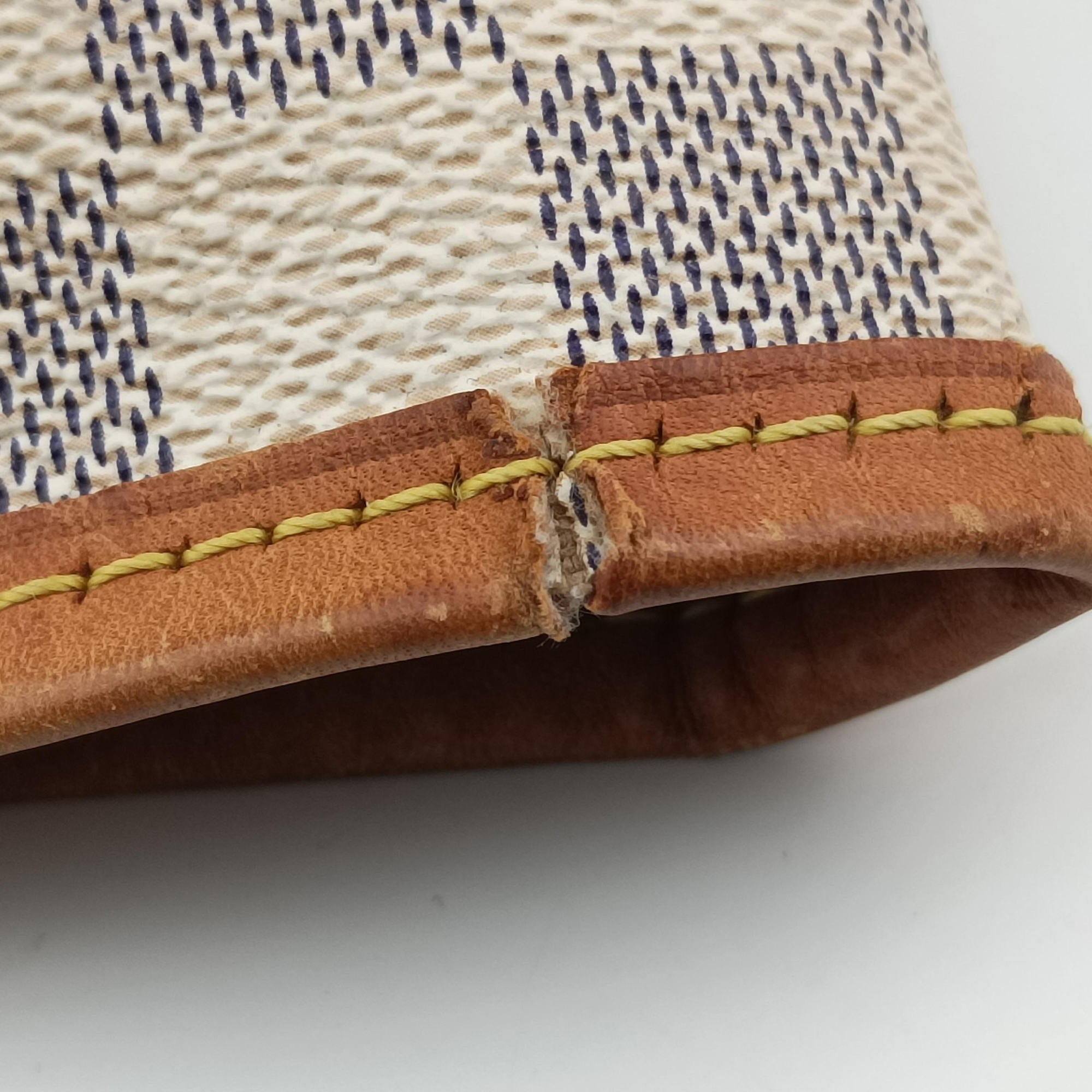Vintage Louis Vuitton Neverfull MM Azur Damier Canvas N51107 handbag | stylenewstar