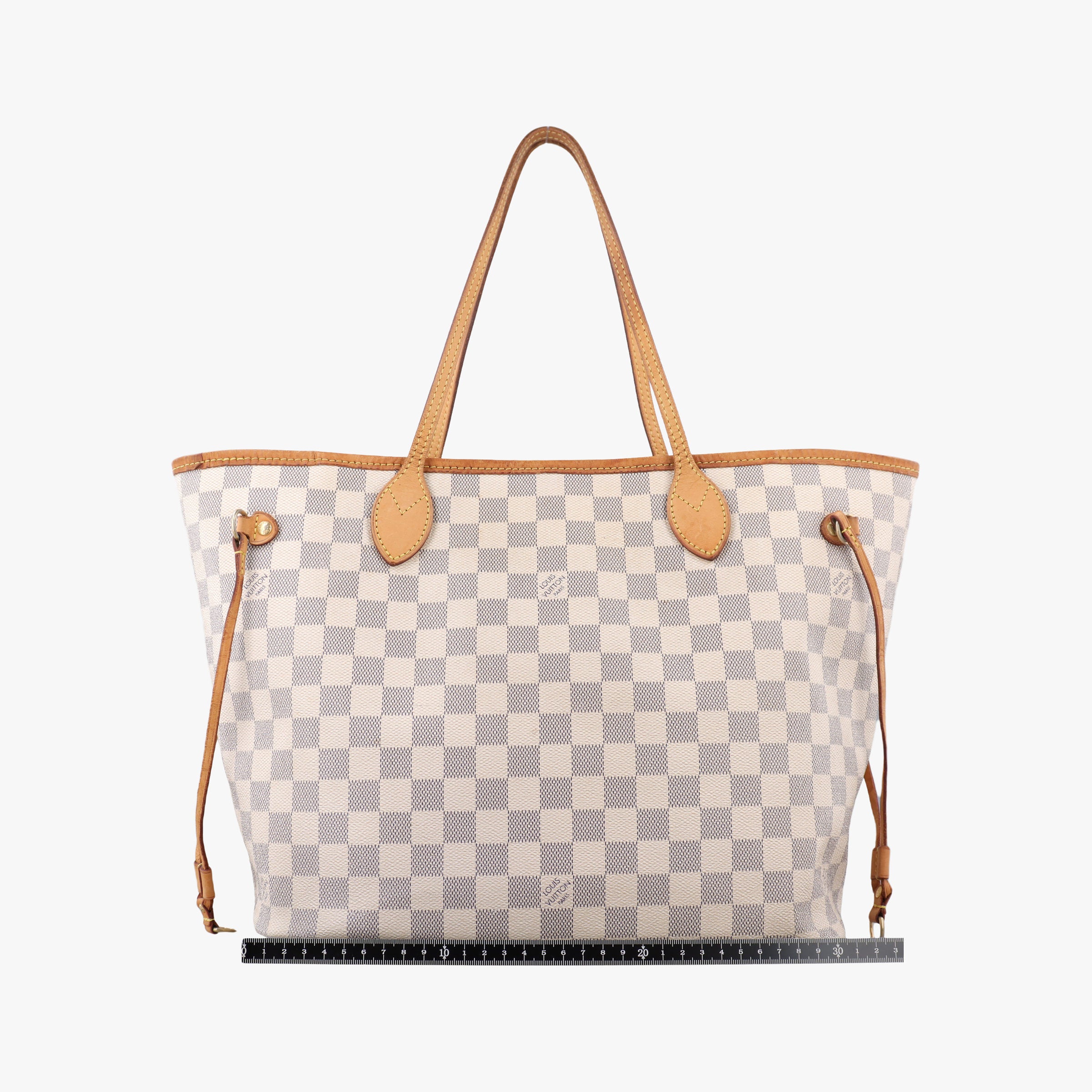 Vintage Louis Vuitton Neverfull MM Azur Damier Canvas N51107 handbag | stylenewstar